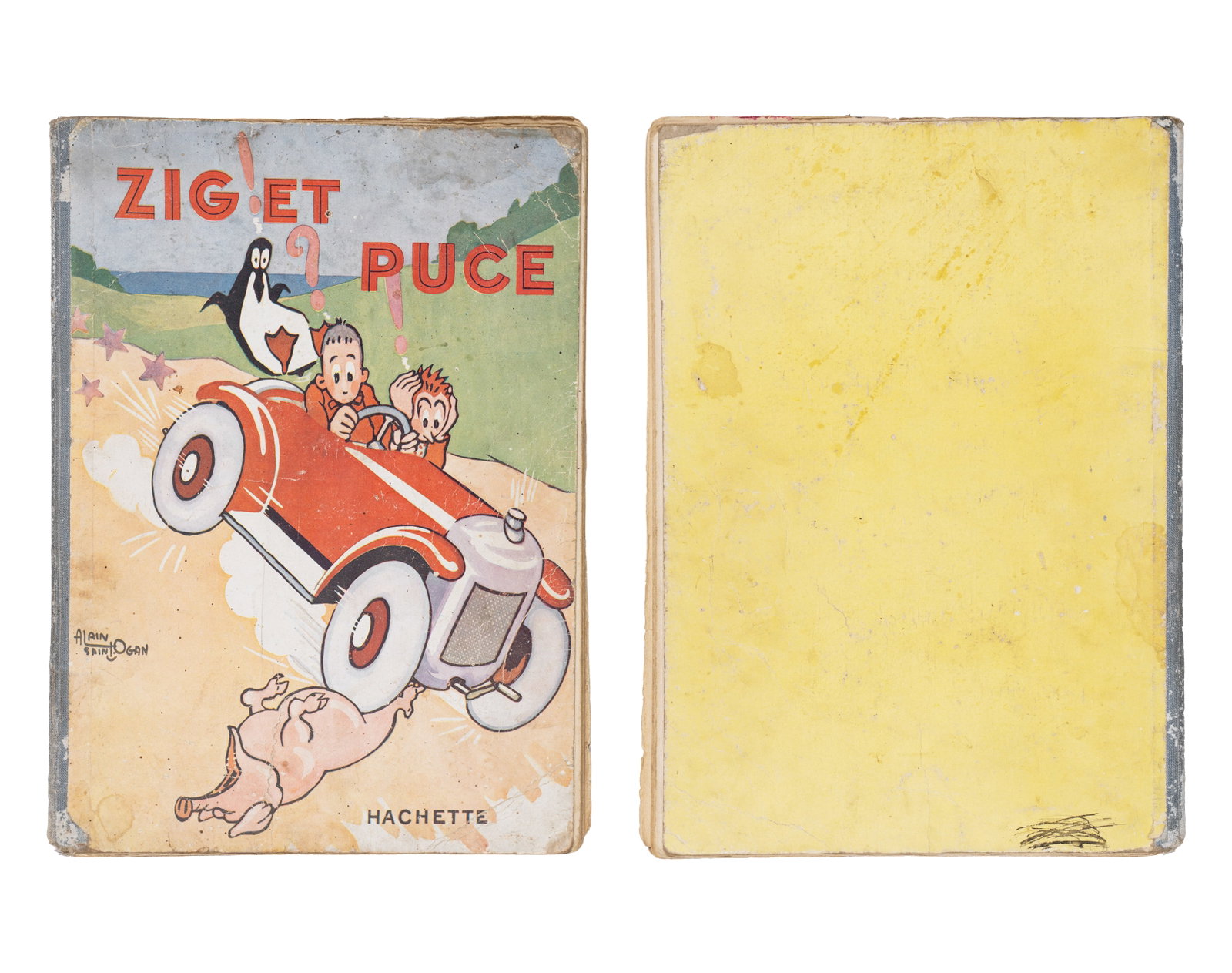 Saint-Ogan, Alain - 2 albums Zig and Puce, 1st edition - 1927-1938 - 3