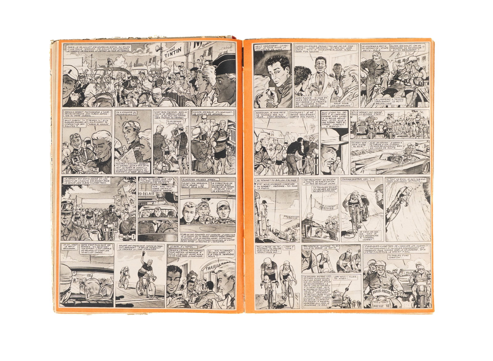 Remi, George, dit Hergé et autres - Bindings #24,25 of Journal Tintin - 1954 - 2