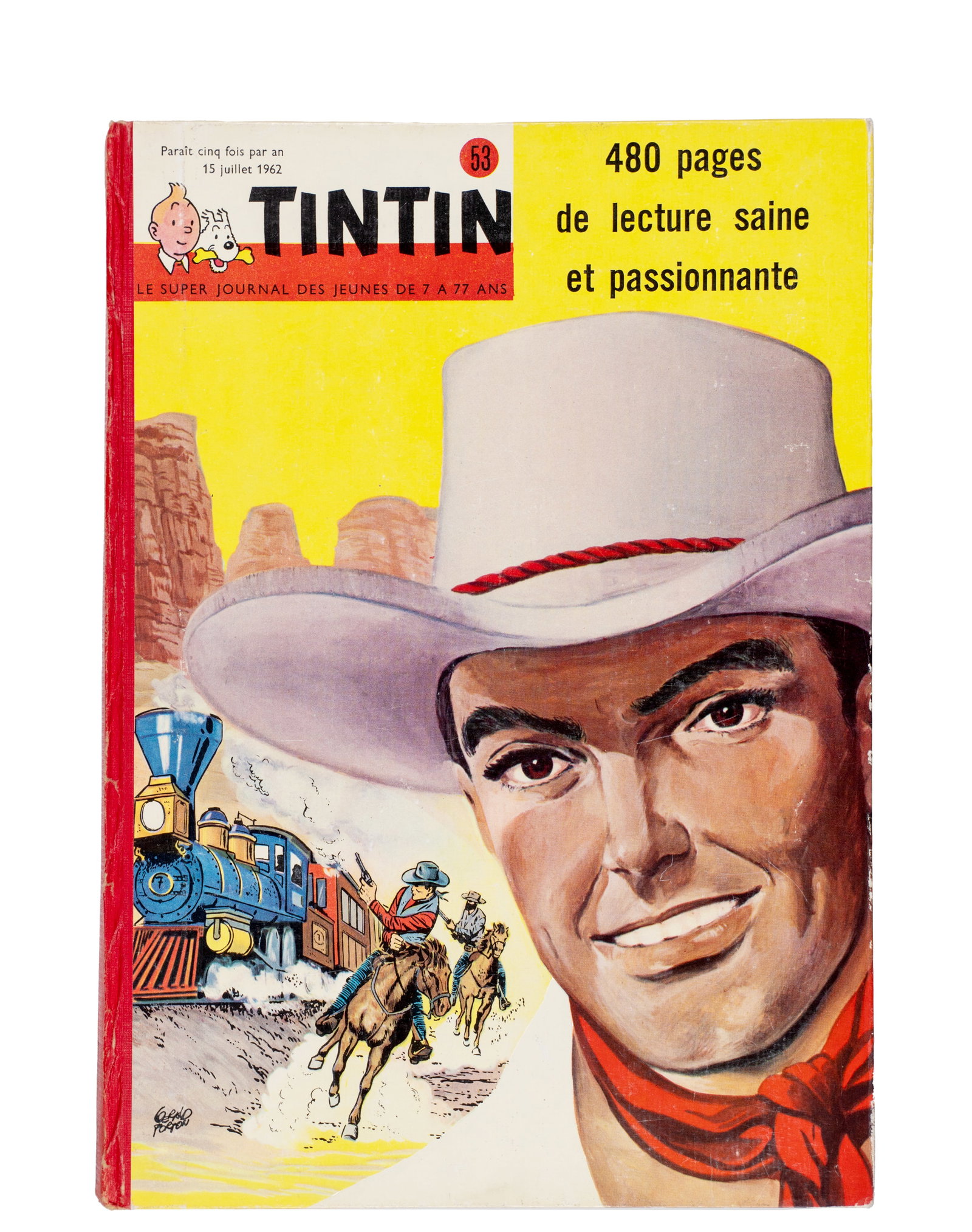 Remi, George, dit Hergé et autres - Lot of Journal Tintin bindings - 1961, 1962, 1963, 1964 - 4