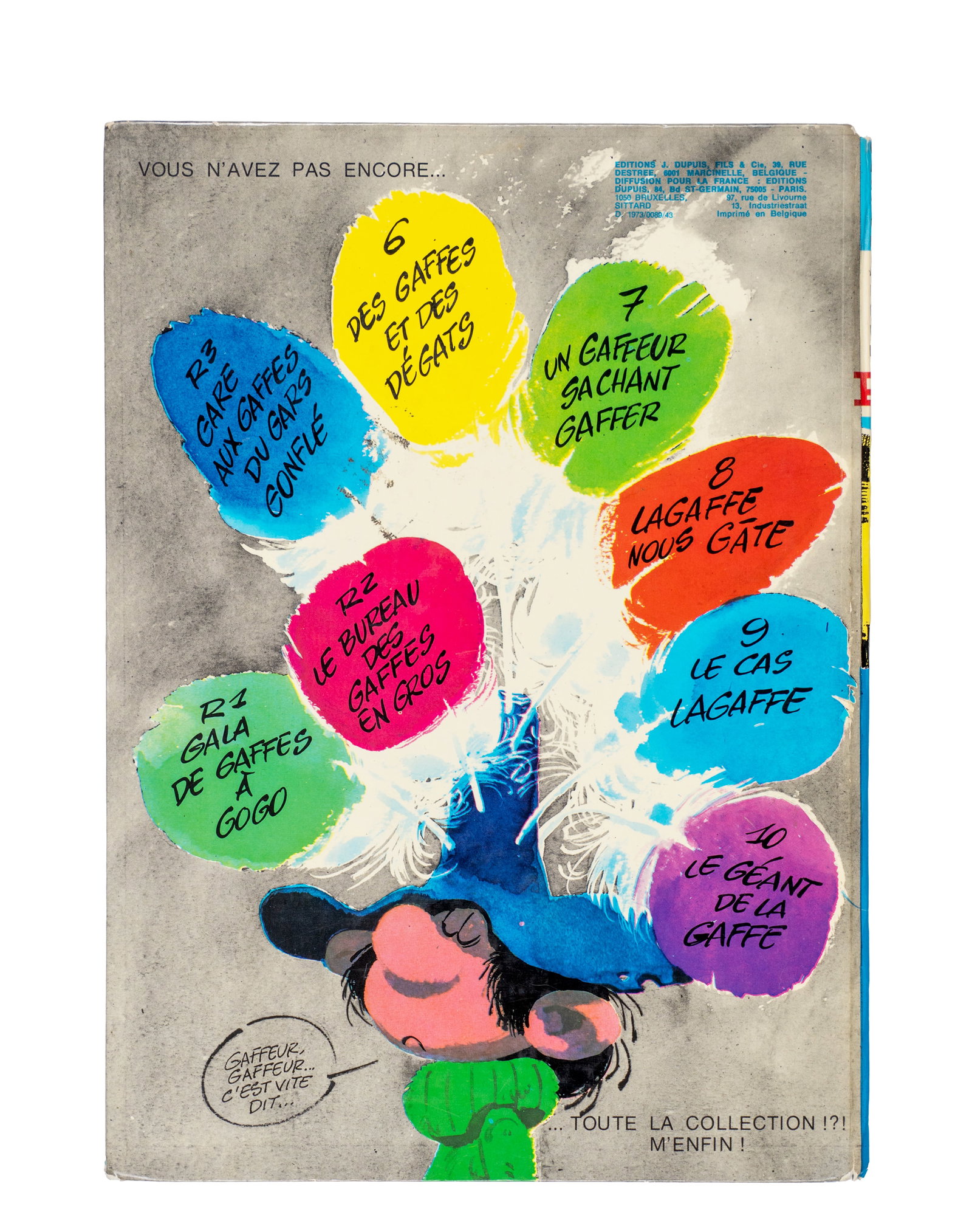 Franquin, André / de Mesmaeker, Jean dit Jidehem - Gaston Lagaffe R3 1st edition - 1973 - 2