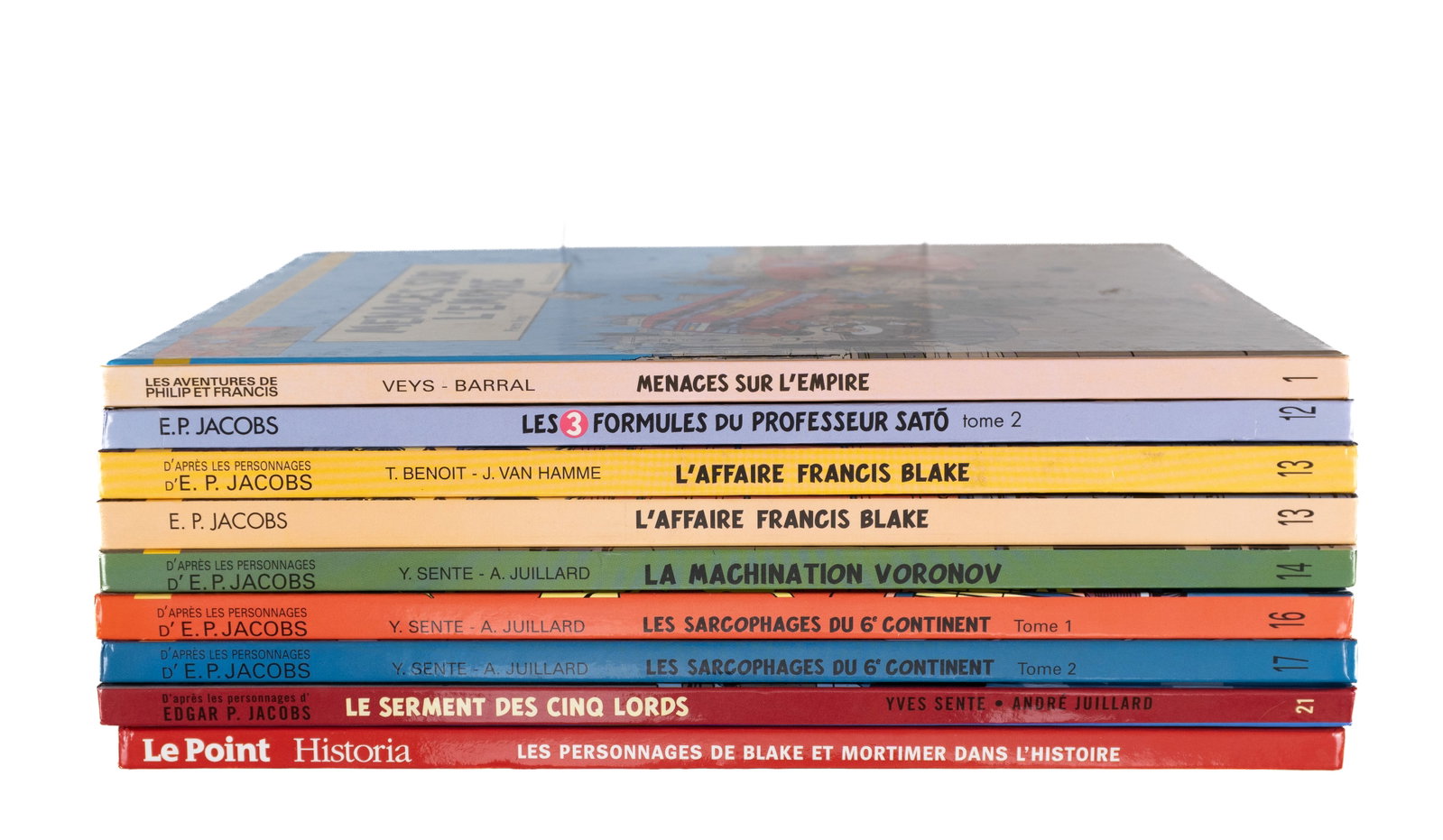 Jacobs, Edgar Félix Pierre - 9 Blake et Mortimer albums and others - 3