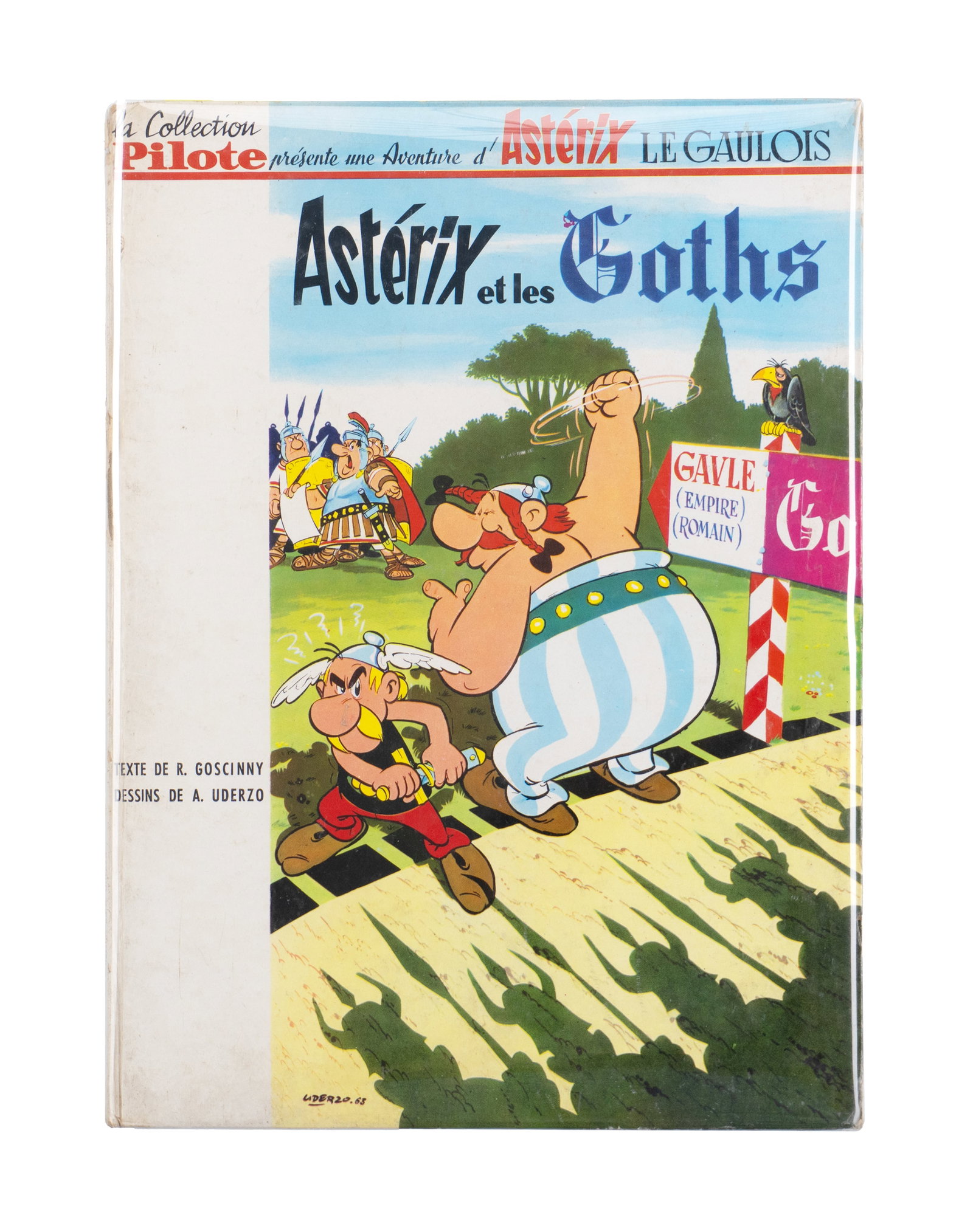 Gosciny, René \ Uderzo, Albert - Astérix et les goths 3rd reprint - 1965: Gosciny, René \ Uderzo, Albert (1926-1977 / 1927-2020) France Astérix et les goths, 3e réedition (1965) Éditions Dargaud, dos imprimé, dépot légal 3e trim. 1963, 2e 