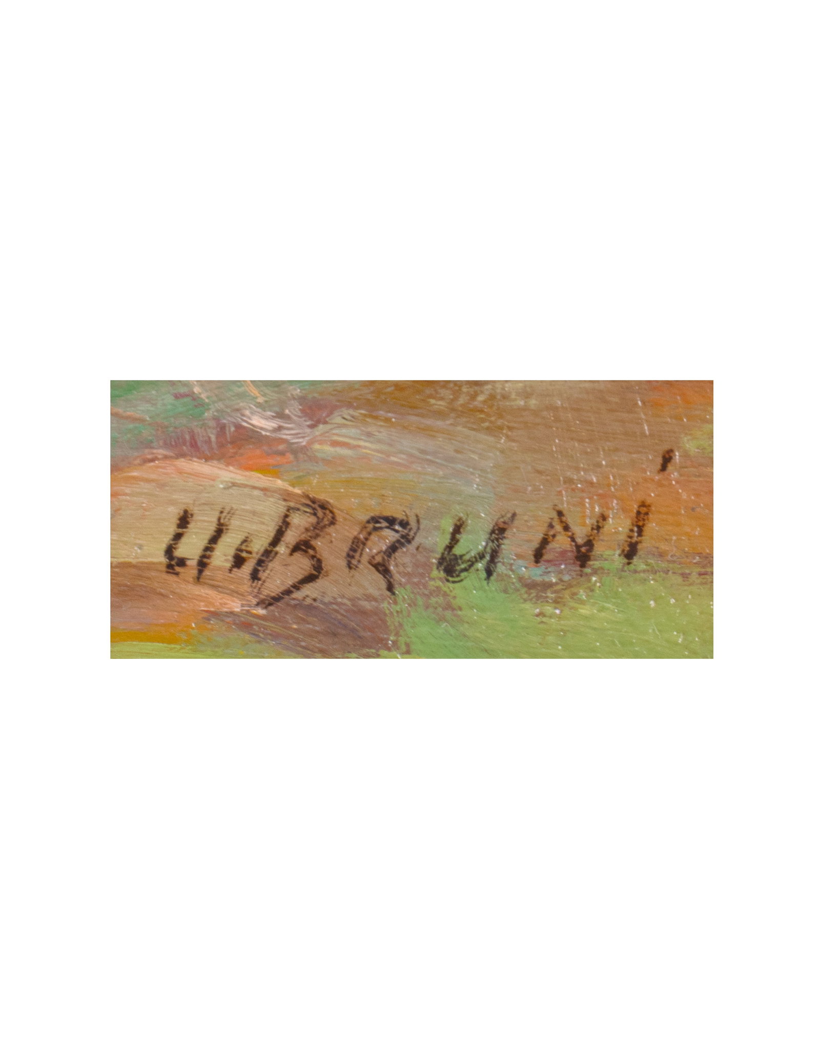 Bruni, Umberto - "Jeune pêcheur à la petite rivière" - 2