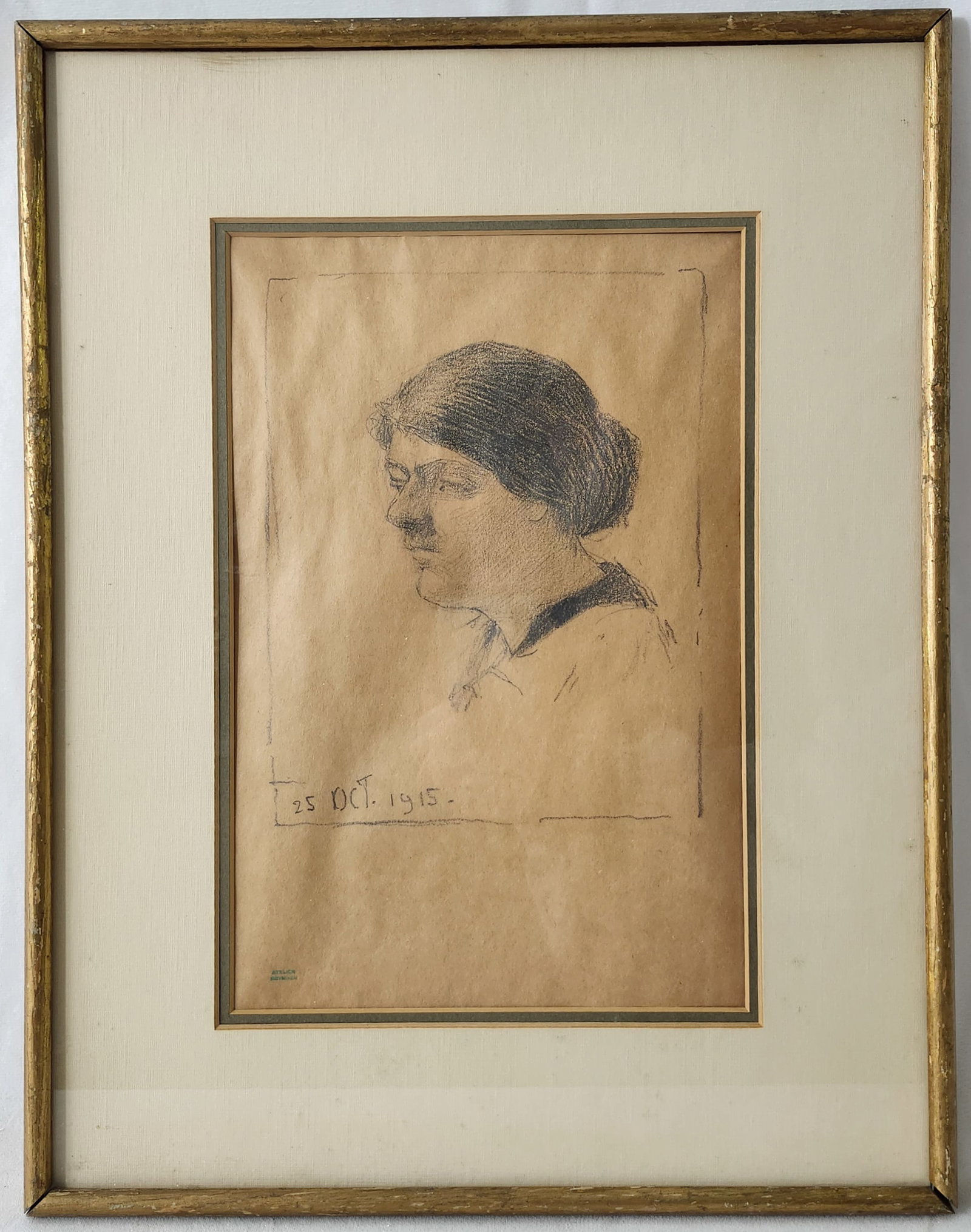 Brymner, William - Profile portrait of a woman - 1915 - 2