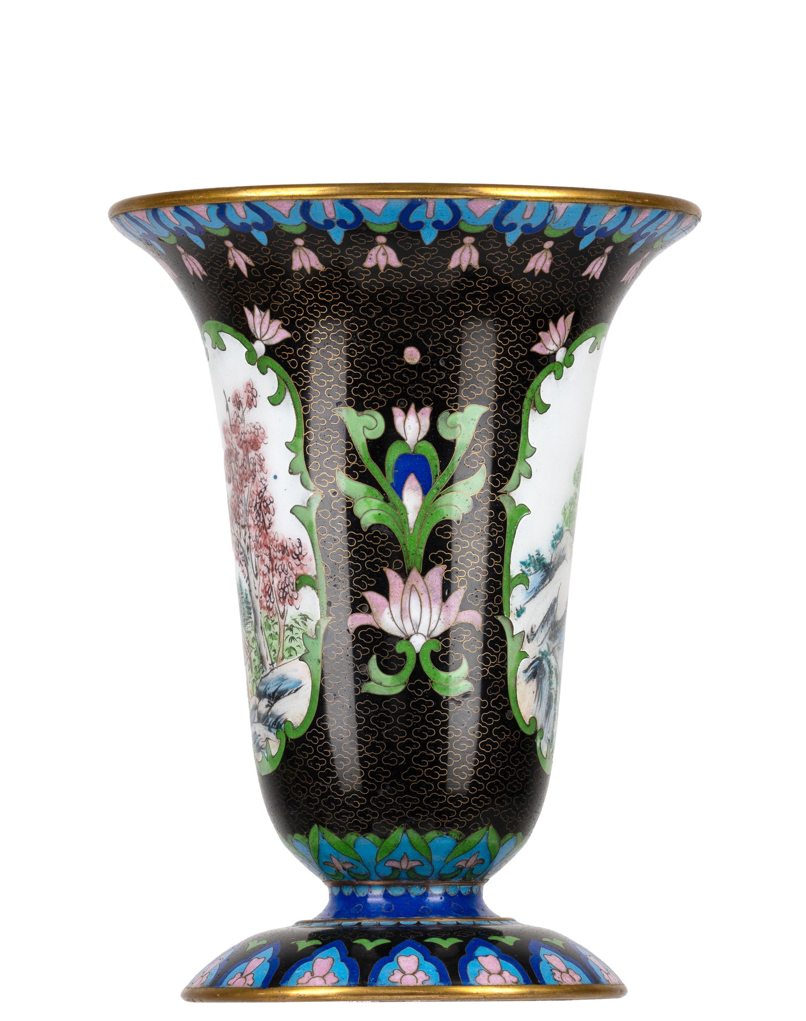 Cloisonné vase - 2
