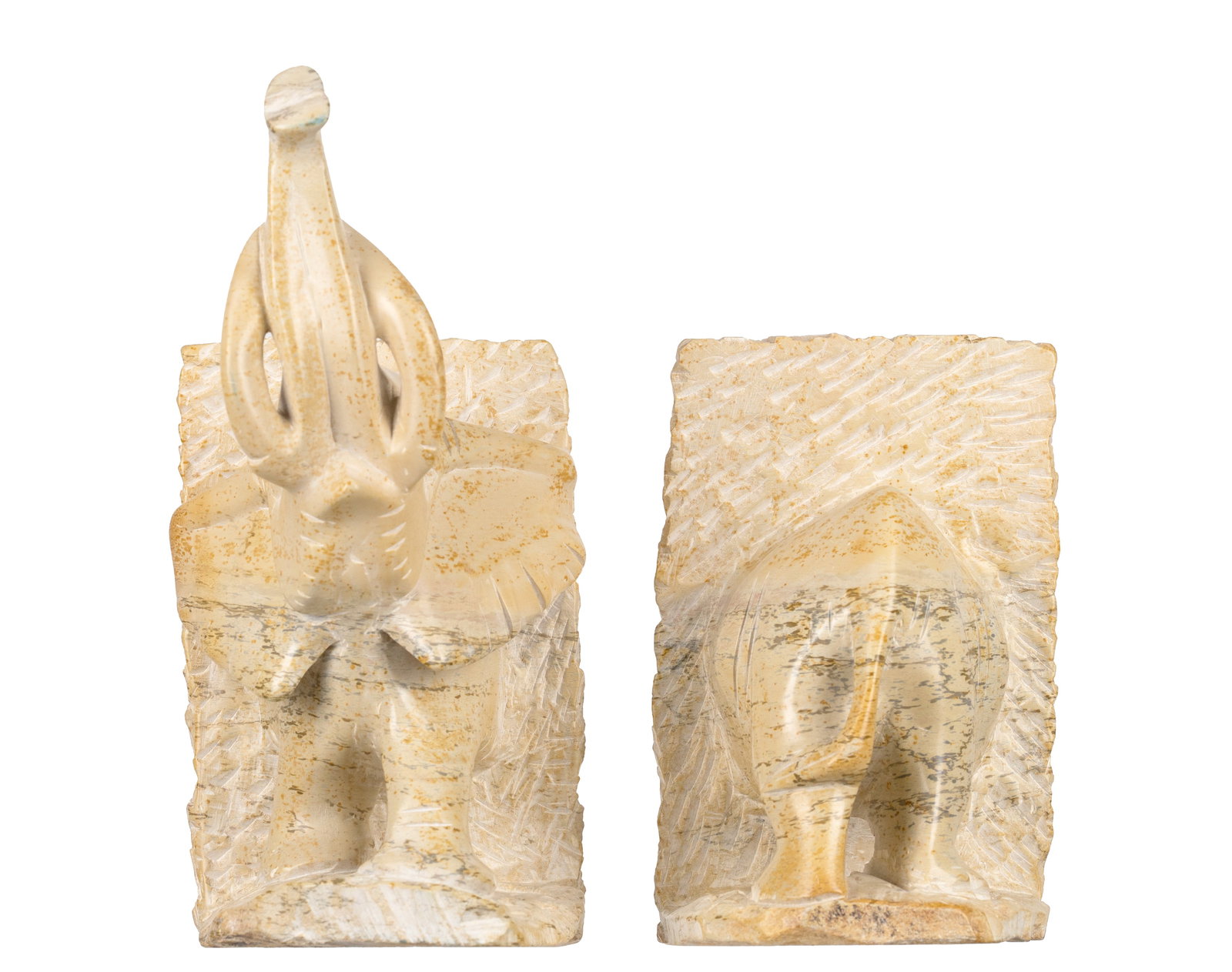 Pair of elephant bookends - Mi XXe siècle - 2