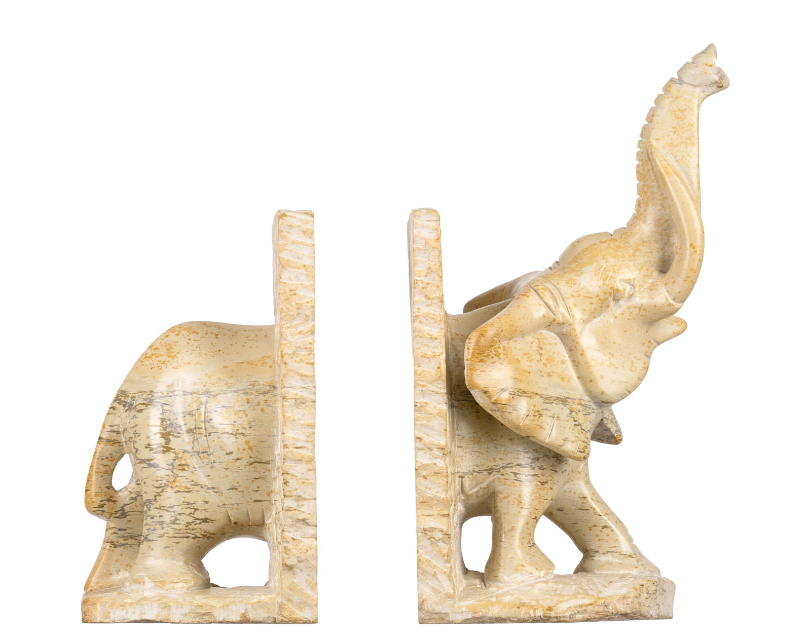 Pair of elephant bookends - Mi XXe siècle - 3