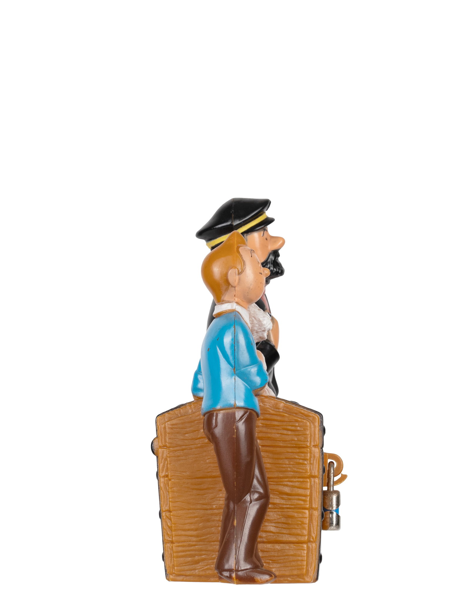 Advertising piggy bank Tintin, Snowy, Haddock - 1975 - 2
