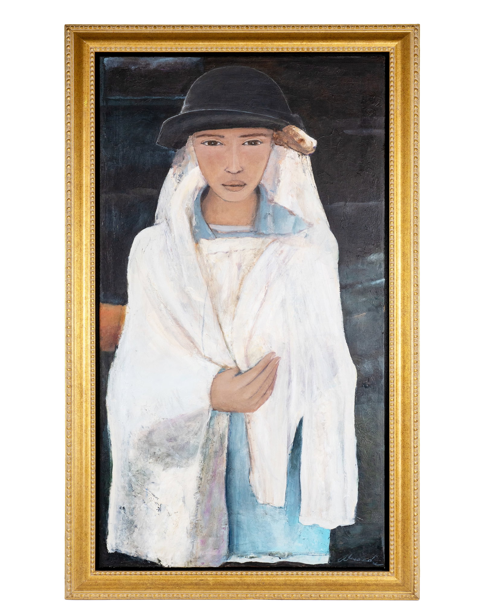 Alexandre, Roger - "Mémoires de voyage" - 1999: Alexandre, Roger (1942-) "Mémoires de voyage" (1999) Acrylique sur toile signée, datée et titrée au dos. Certificat d’authenticité inclus Dimension: 41" x 21" 104 x 53