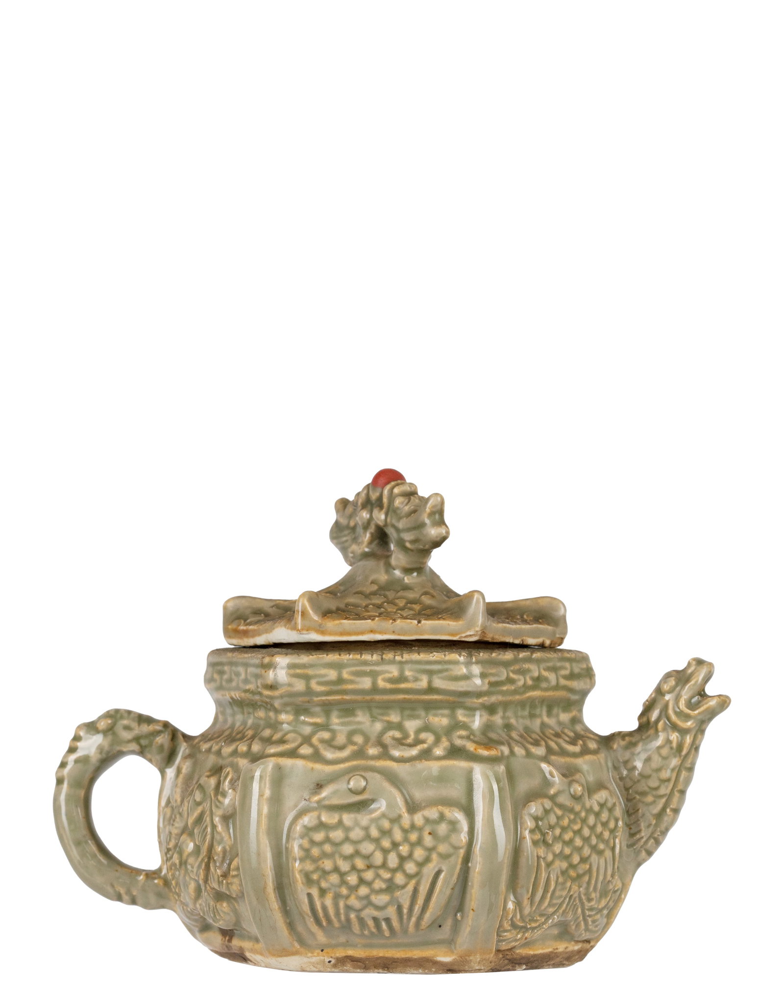 Old porcelain teapot, dragon - 960-1279 - 3