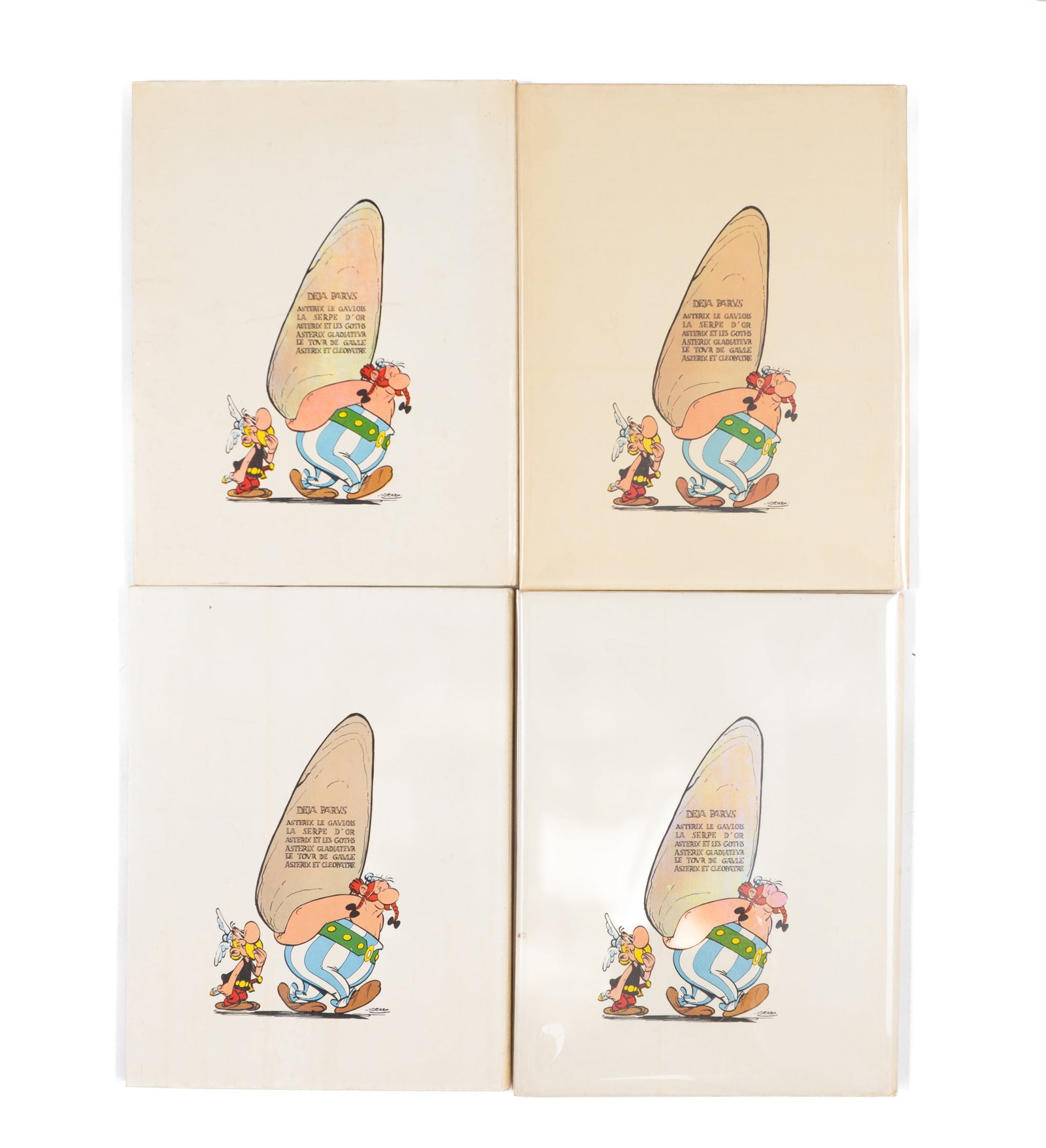 Goscinny, René Uderzo, Albert - 4 vintage astérix albums - 1963, 1966, 1965 - 2
