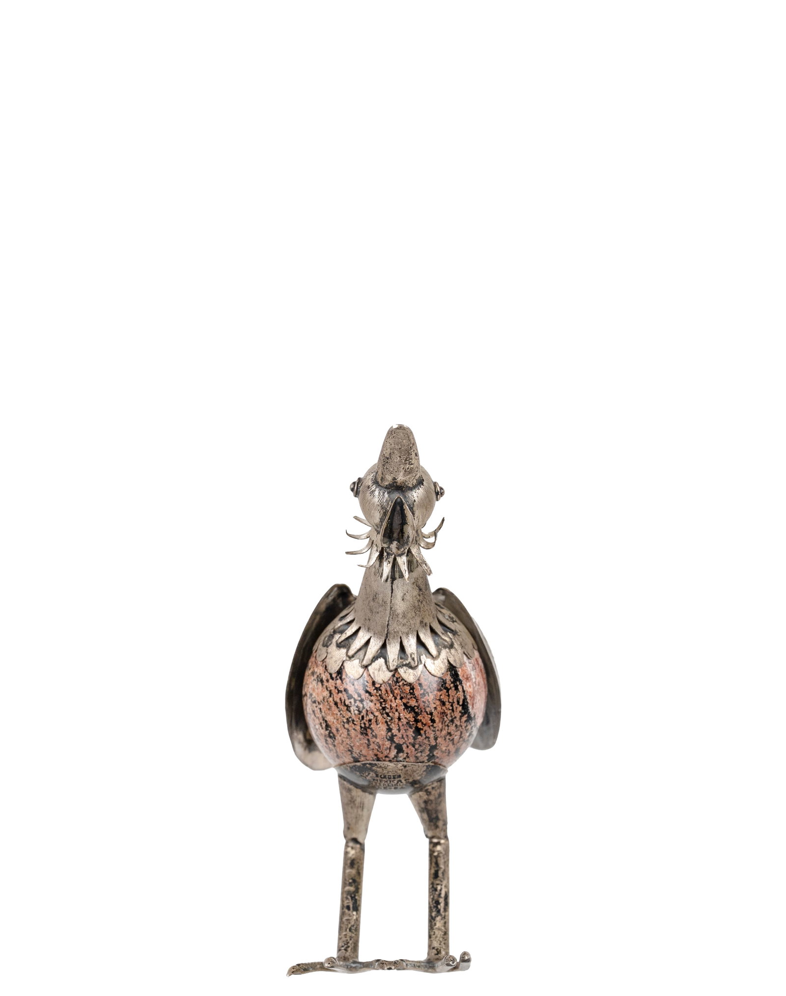 Stone and sterling silver bird - 2