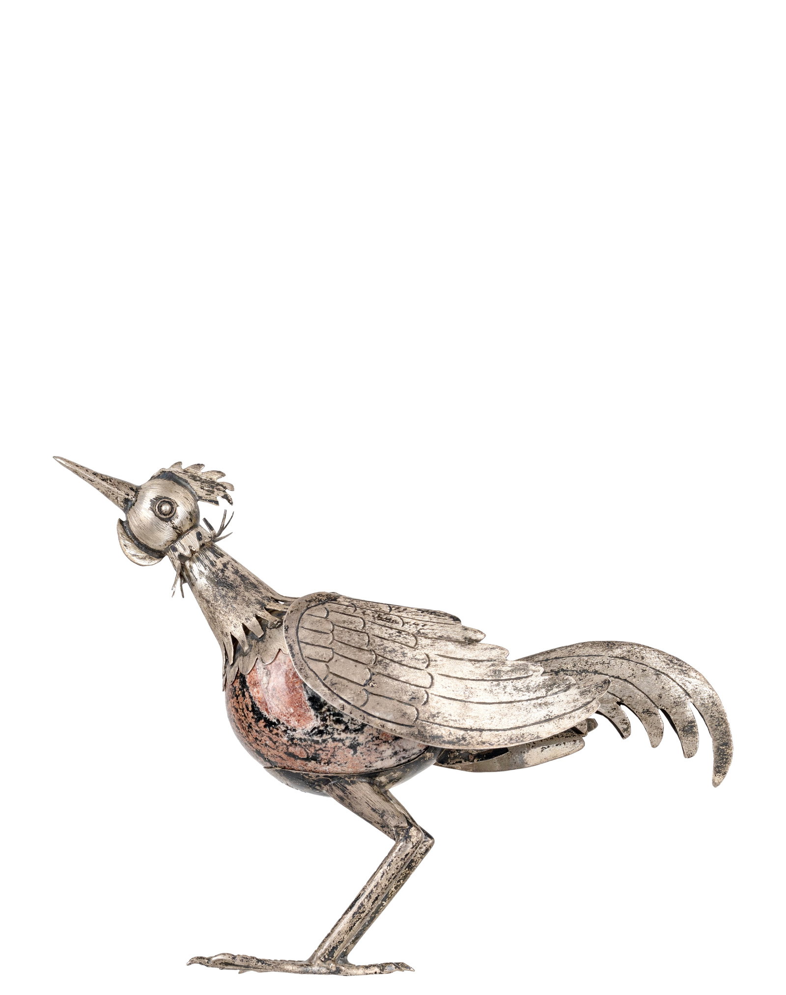 Stone and sterling silver bird - 3