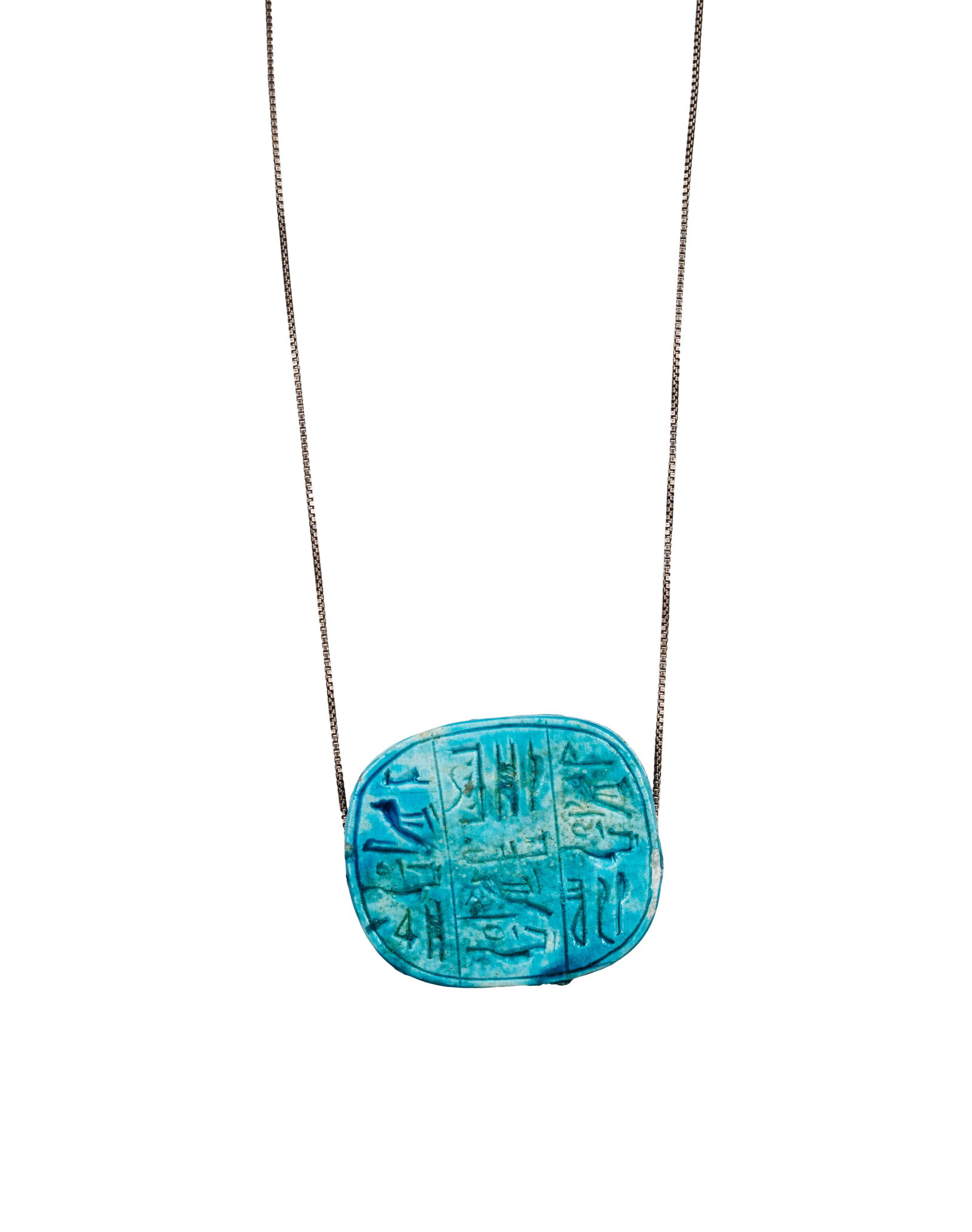 Egyptian-inspired necklace and pendant, scarabs - 4