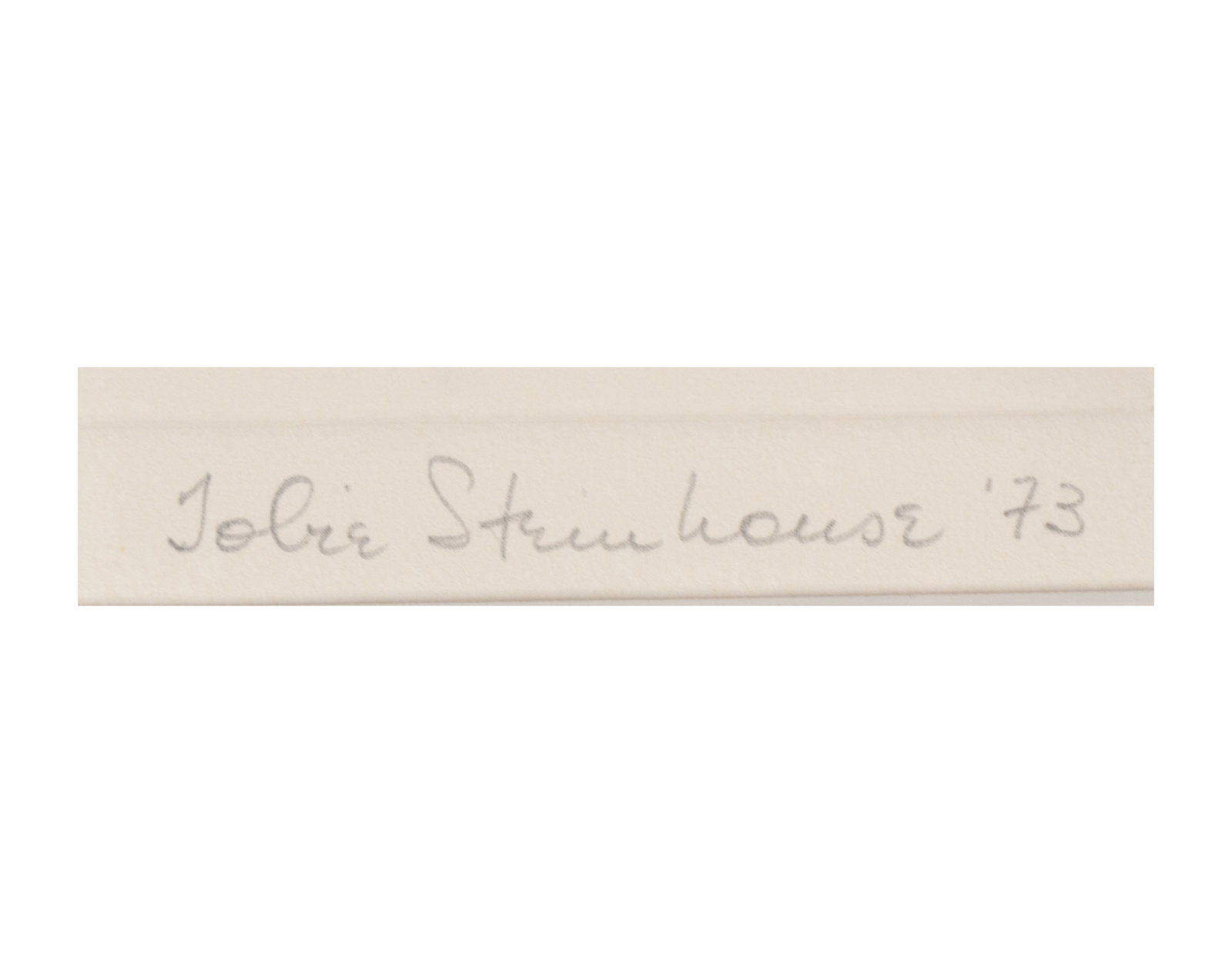 Steinhouse, Tobie - "Seuil de printemps...." - 1973 - 2