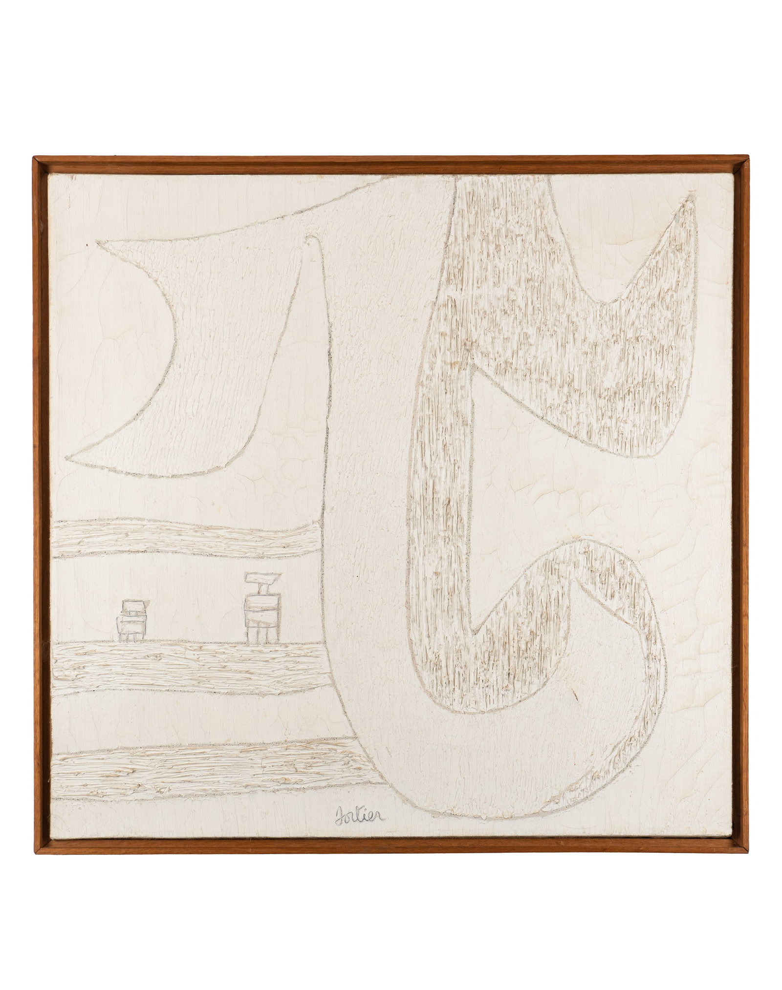 Fortier, Ivanohé - White Abstract - 2
