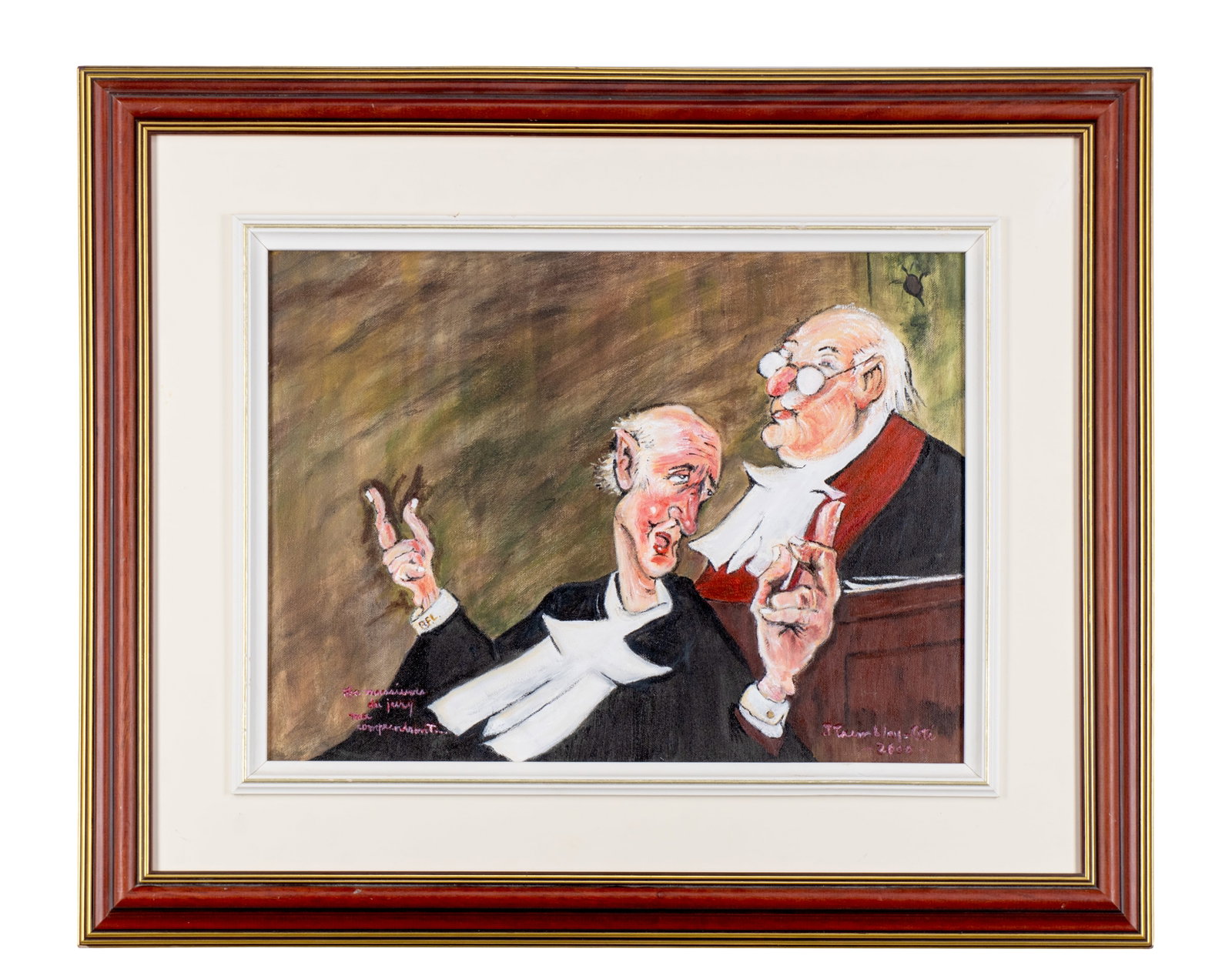 À la manière de / In the manner of Hudon, Normand - At Court - 2000 (1 of 3)