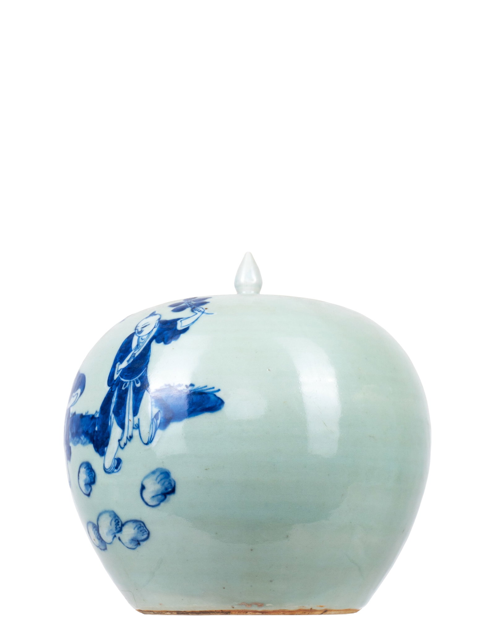 Celadon \ Blue ginger jar - XVIII-XIXe siècle - 2
