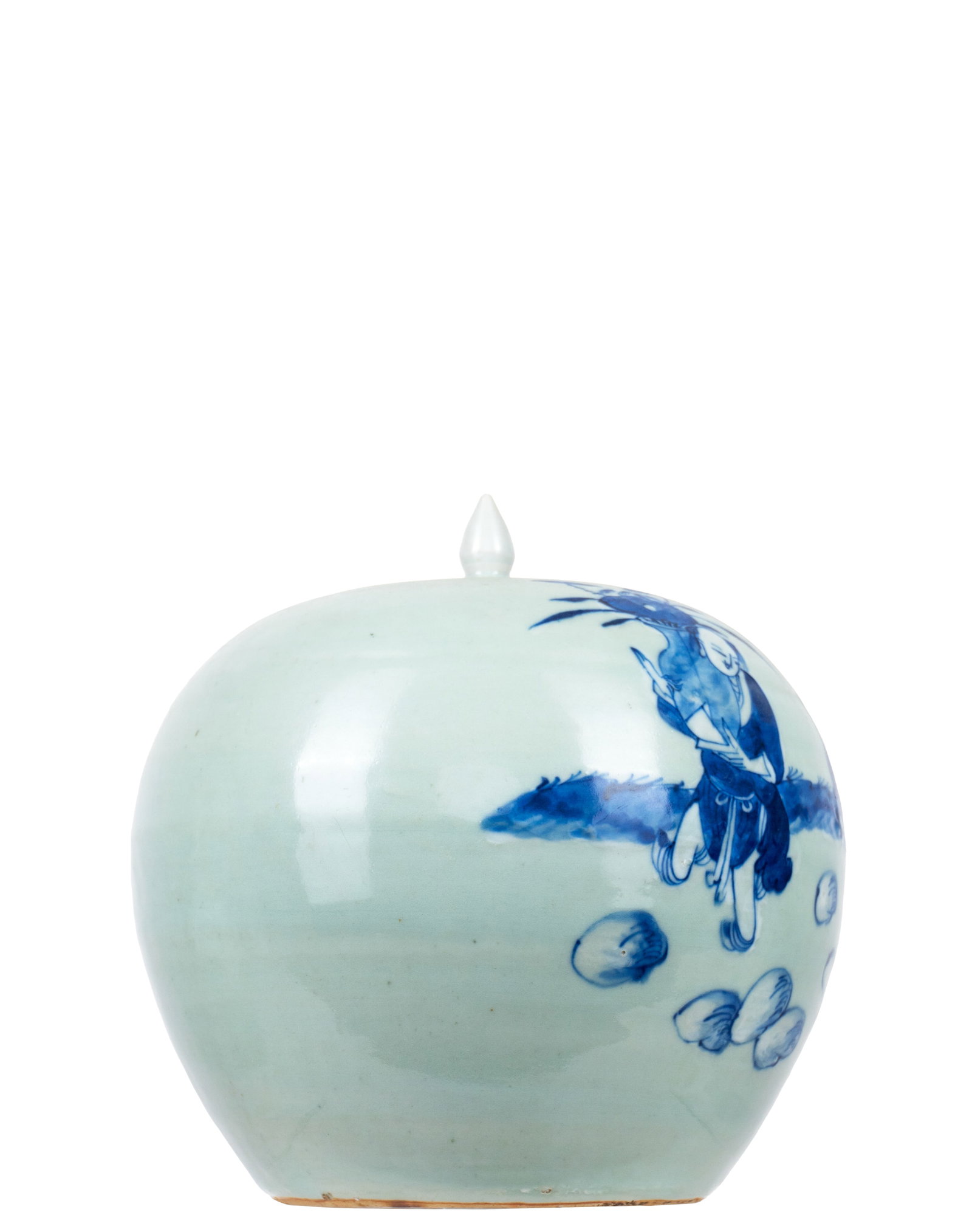 Celadon \ Blue ginger jar - XVIII-XIXe siècle - 3