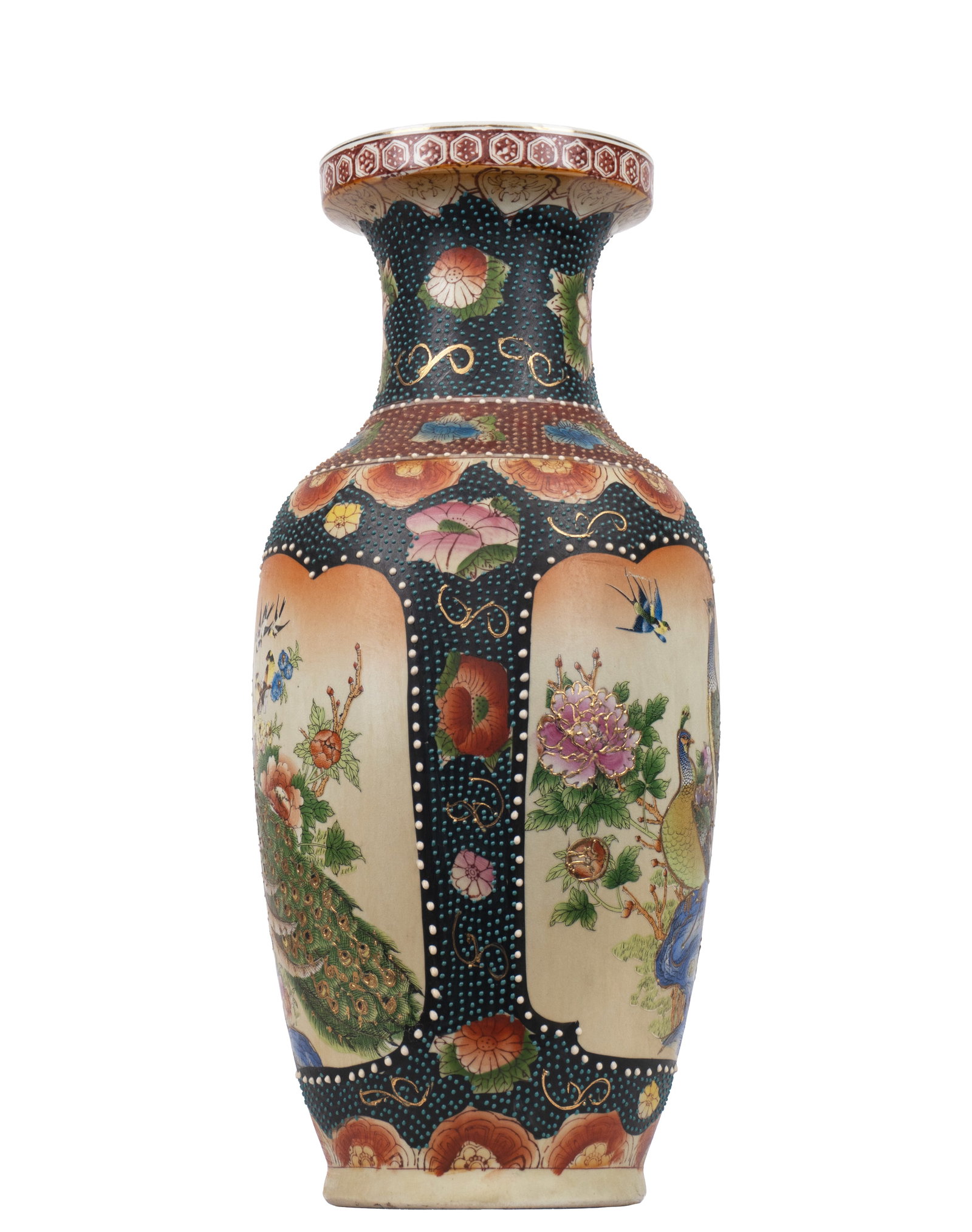 Satsuma style vase - 4