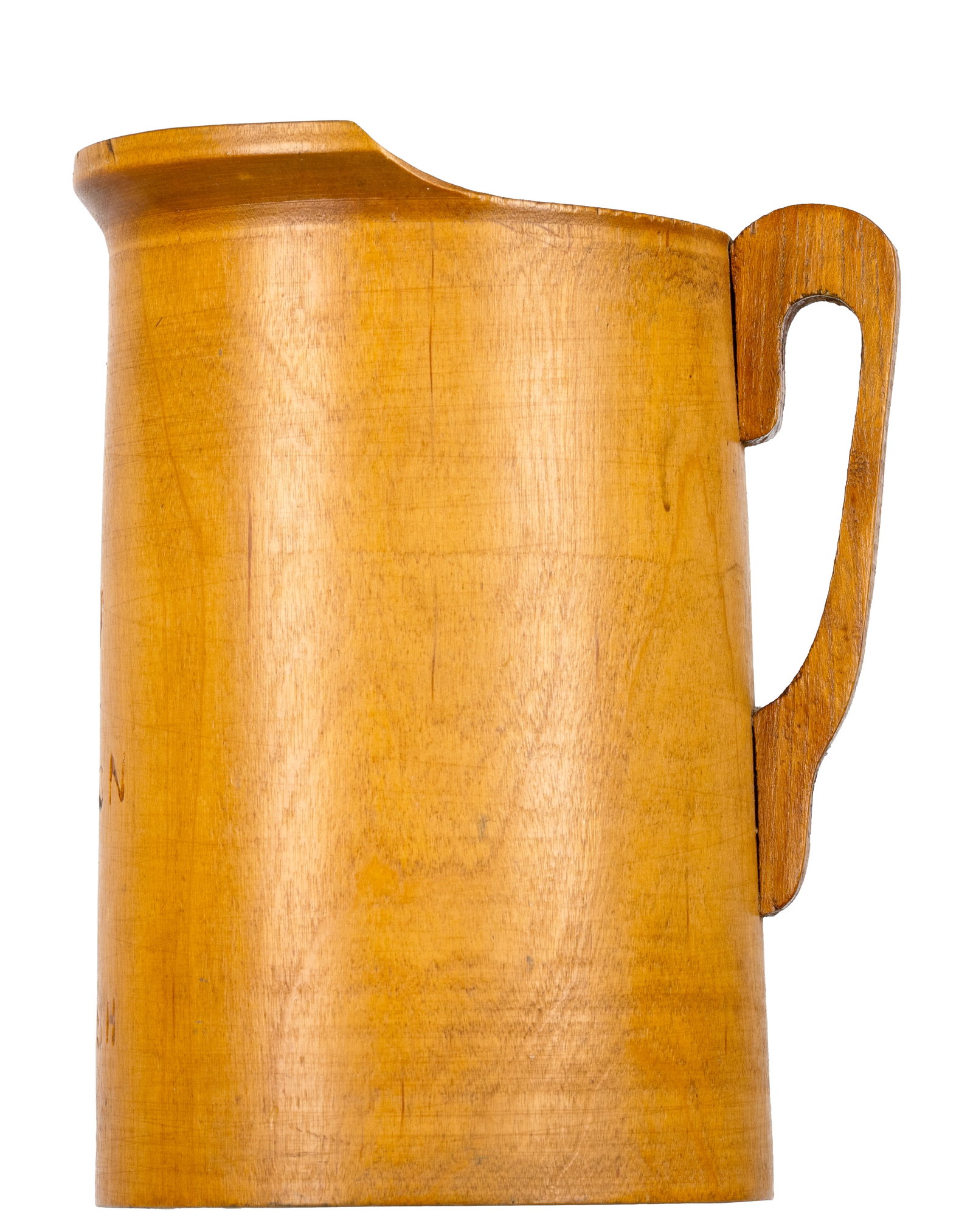 McNish, J. - Wooden quart railroad pitcher - 4