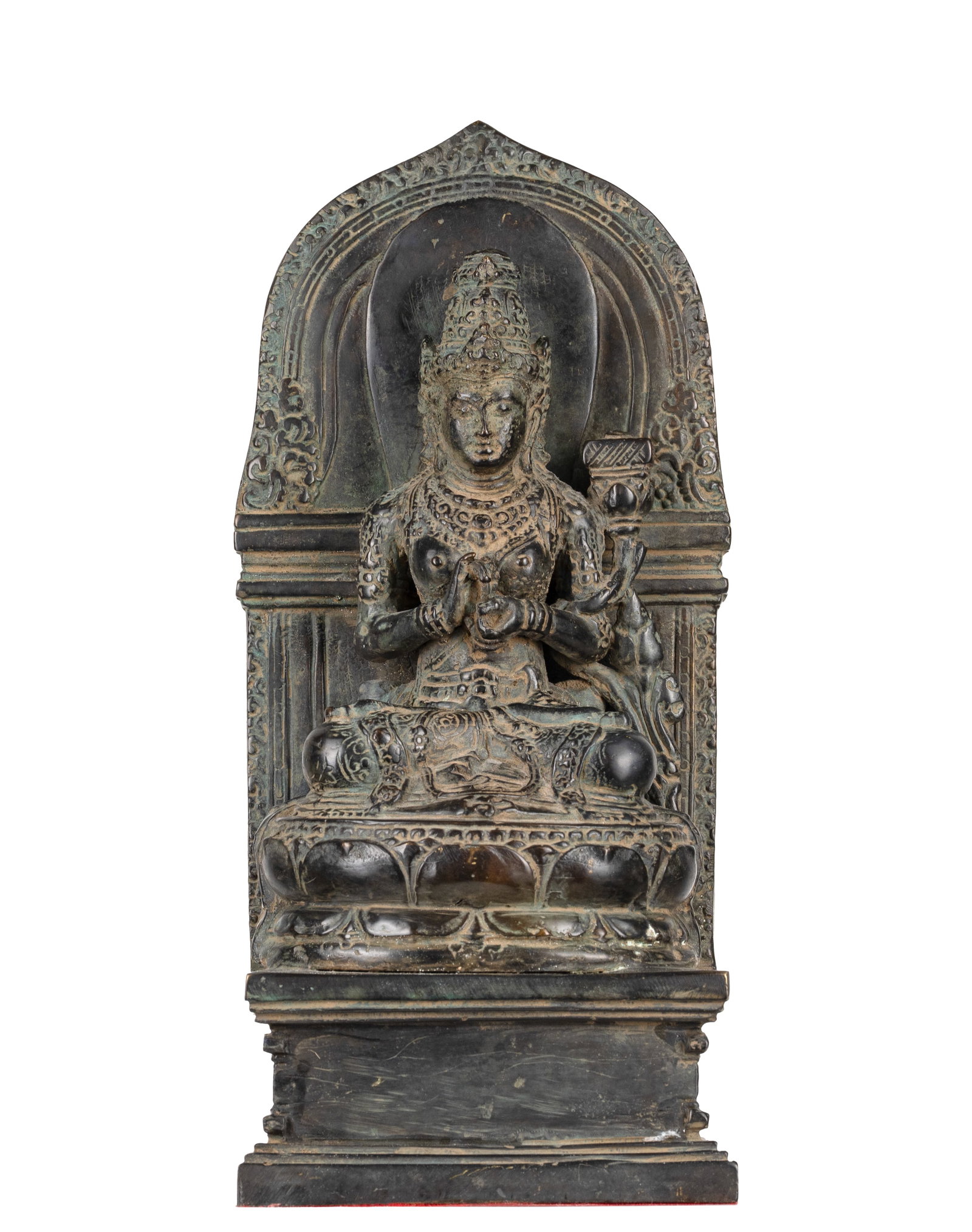 Goddess Tara Statue: Vietnam Statue déesse Tara Faite de bronze Dimension: 10 1/2" x 5" x 4" 26 x 12 x 10 cm ------------- Vietnam Goddess Tara Statue Made of bronze Dimension: 10 1/2" x 5" x 4" 26 x 12 x 10 cm