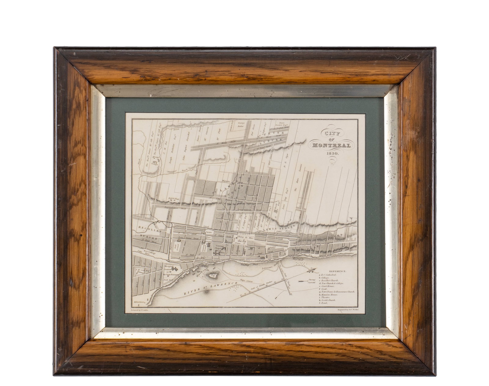 Bouchette, Joseph, Walker graveurs, Cattlin, F. réduction - City of Montreal 1830 map - 1831: Bouchette, Joseph, Walker graveurs, Cattlin, F. réduction Carte City of Montreal 1830 (1831) Tiré de The British Dominions in North America; or a Topographical and Statistical Description