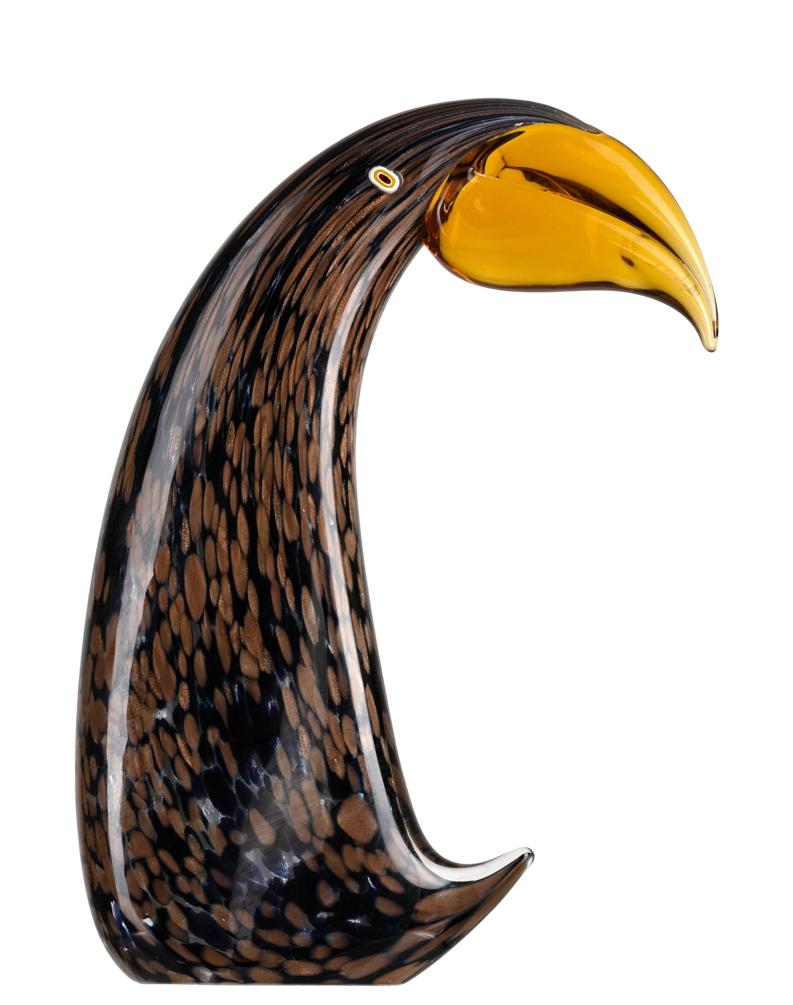 Murano att. - Blown glass vase: Murano att. Italie \ Italy Oiseau de verre soufflé Sans marque Dimension: Hauteur 12" Hauteur 30 cm ------------- Murano att. Italie \ Italy Blown glass vase Without mark Dimensio
