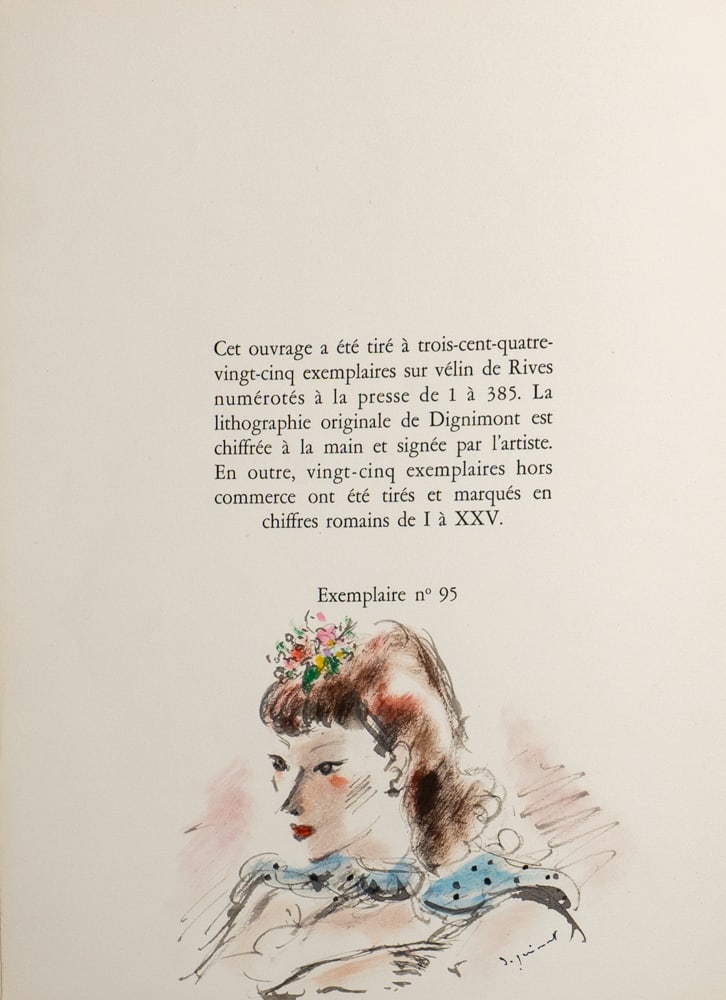 Carco, Francis \ Dignimont, André - Dignimont, édition limitée - 1946 - 5