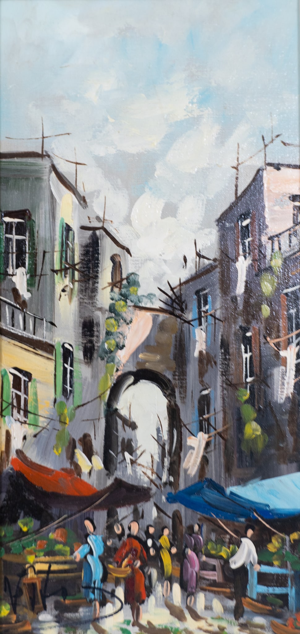 Artiste Inconnu - Set of 2 oils on canvas - 3