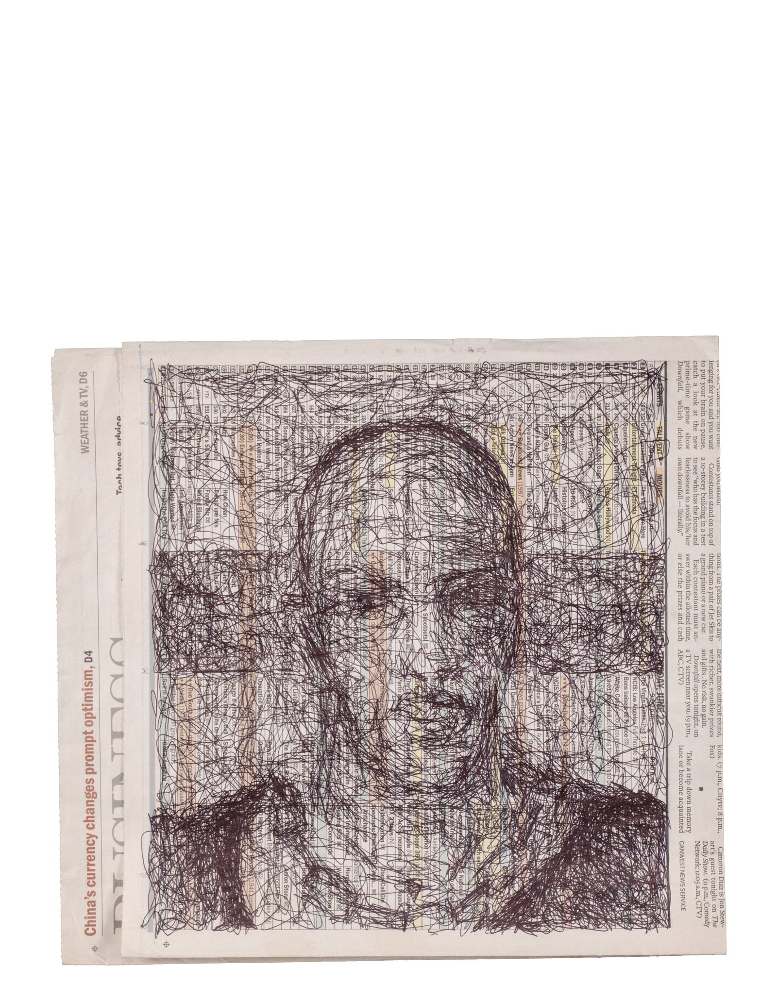 Artiste inconnu / Unknown - Newspaper portraits - 2005-2010 - 6
