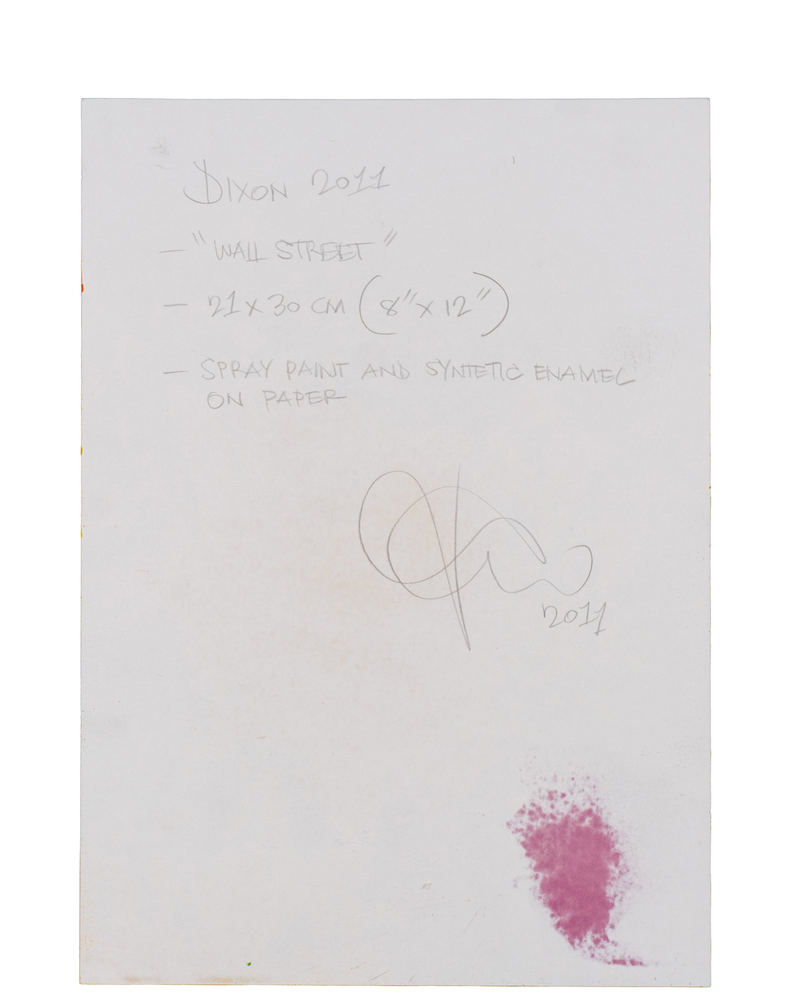 Noria, Juan Carlos - "Wall street" - 2011 - 2