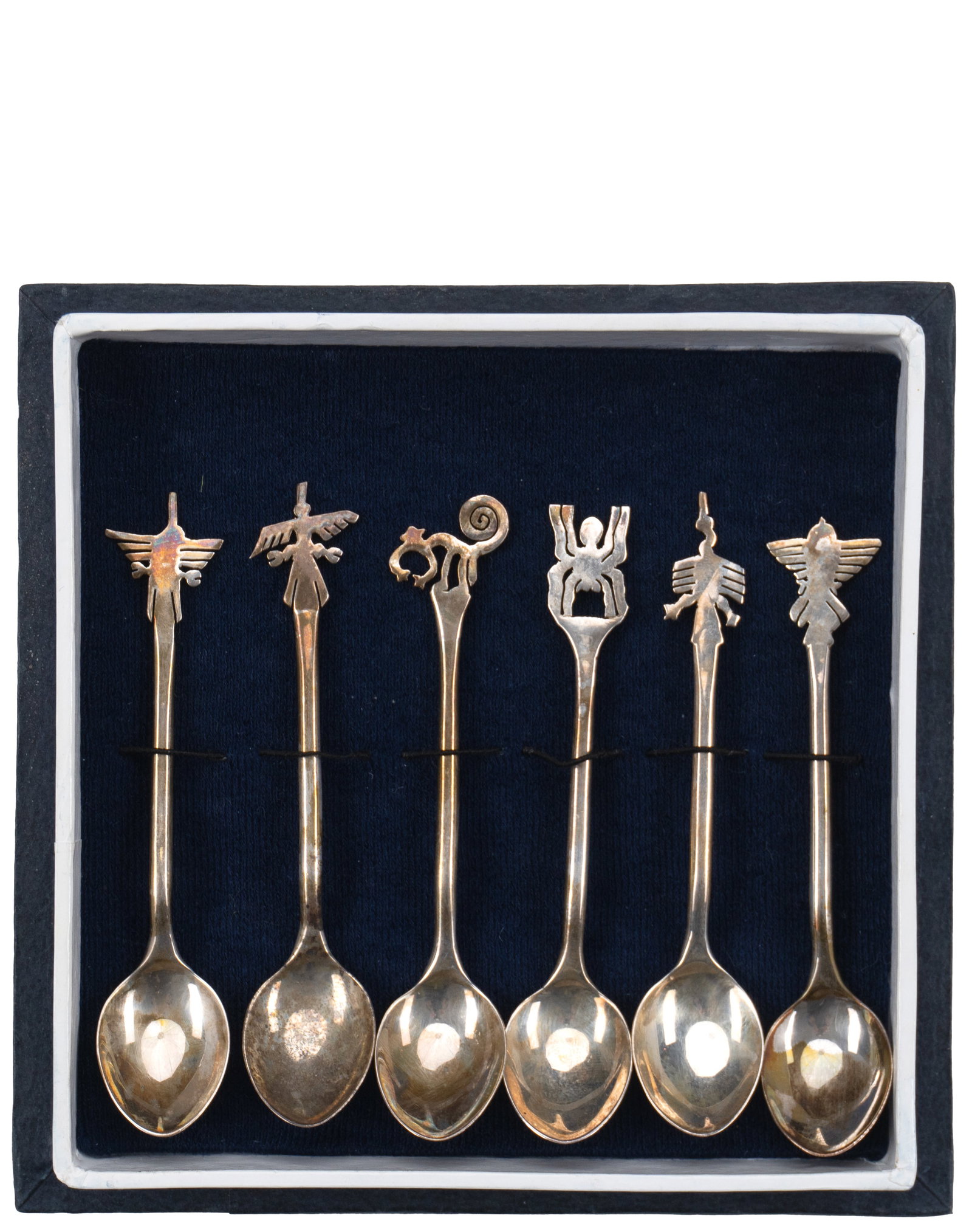 Sterling Silver Spoon Set, Nazca Lines - 5