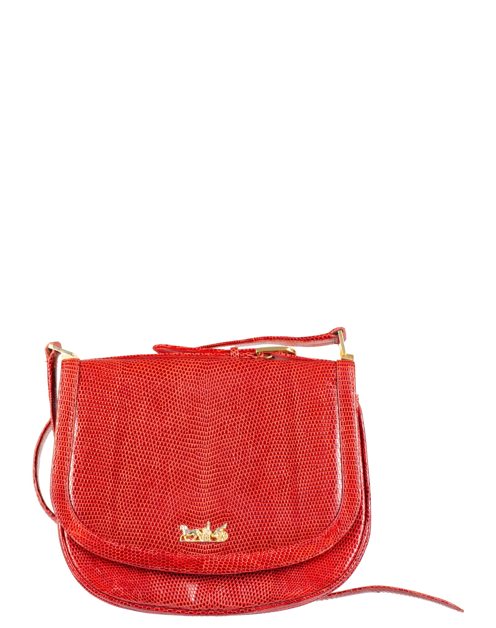 Coach - Vintage "Calèche" Shoulder Bag: Coach Angleterre Sac Bandoulière Vintage « Calèche » Superbe sac à bandoulière vintage de la maison Longchamp, réalisé en cuir embossé façon léza