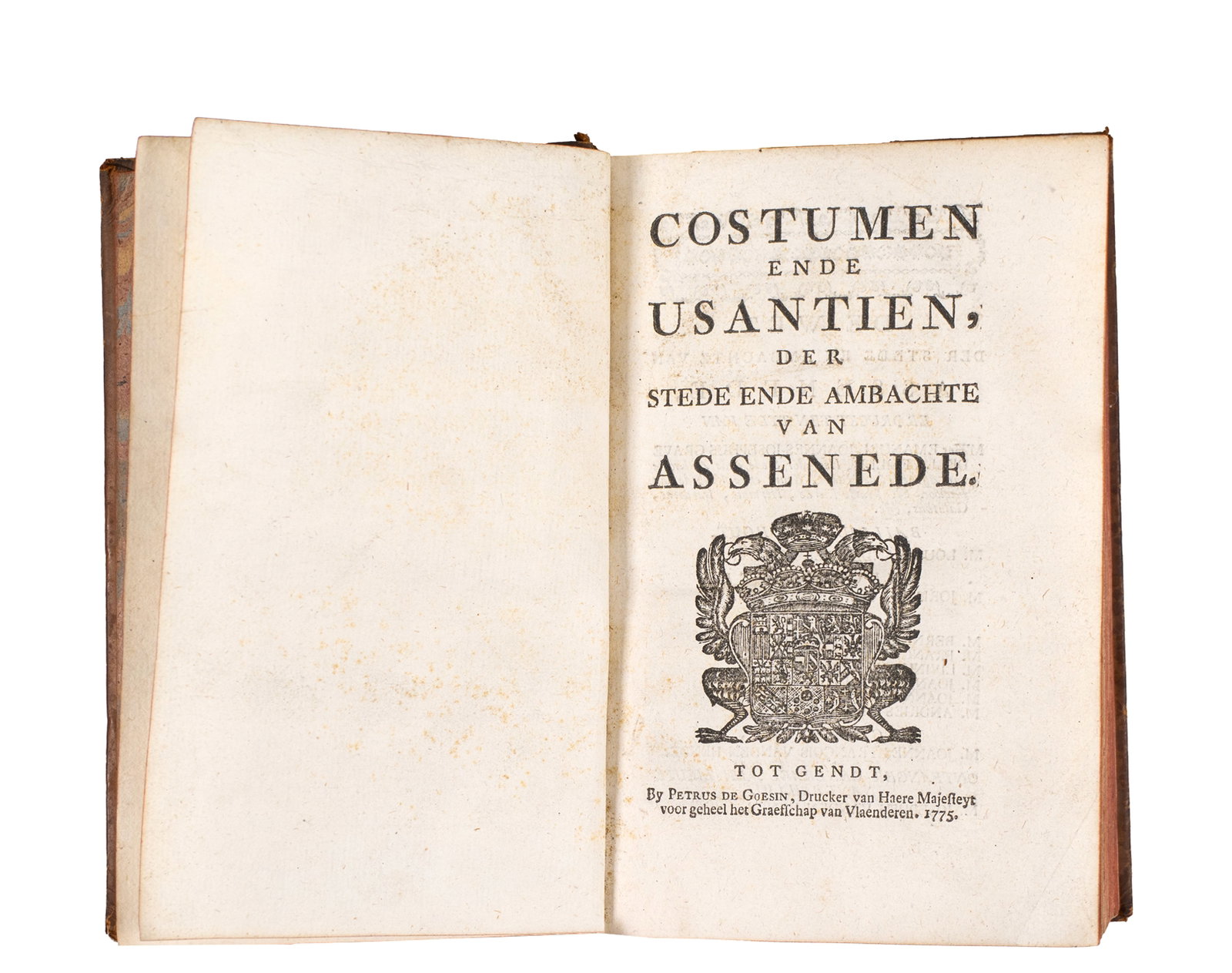 Auteur inconnu/Unknown author - Book about the town of Assenede (18th century) - 1775 - 3