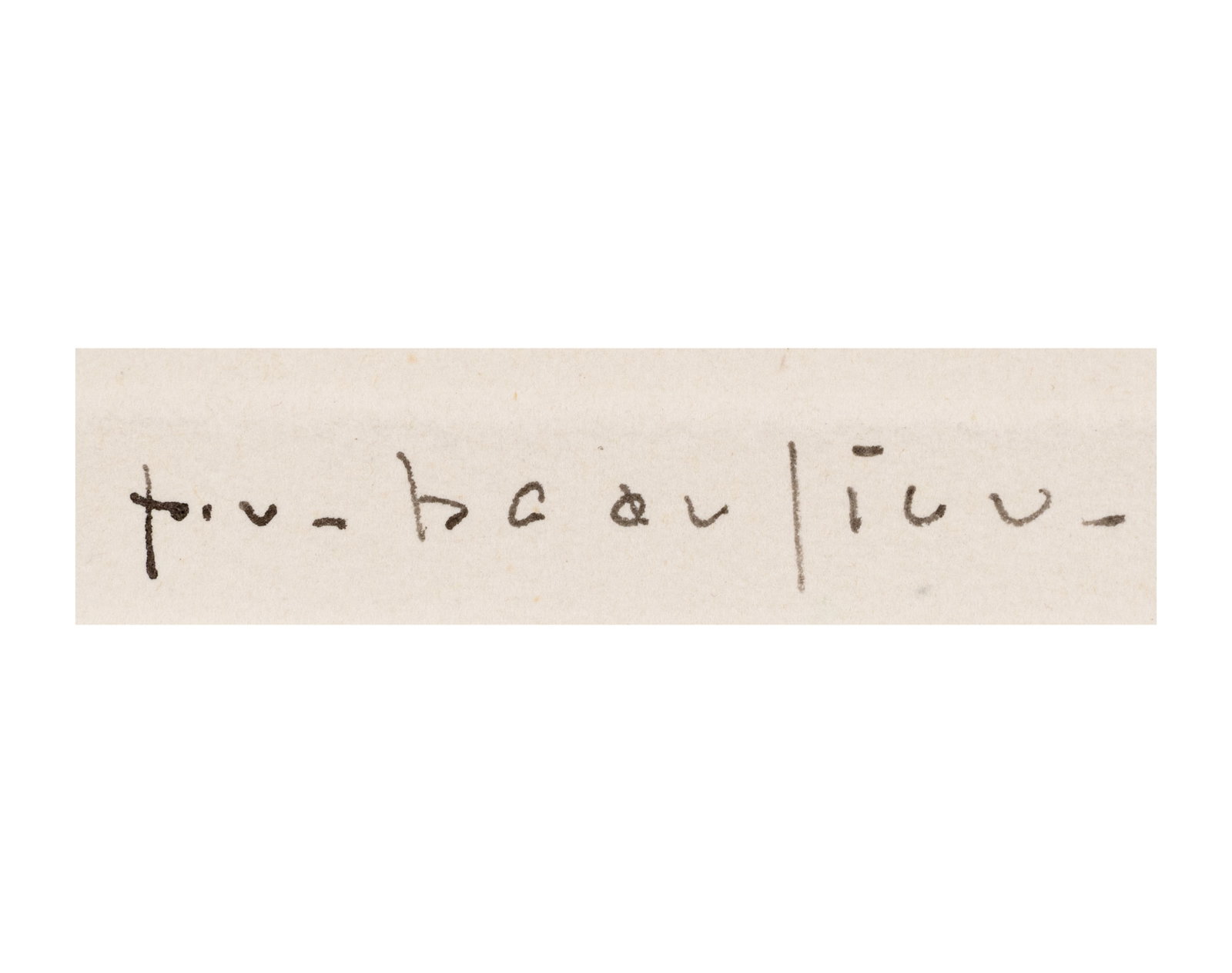 Paul-Vanier Beaulieu - Nu assis - V. 1956-1958 - 2