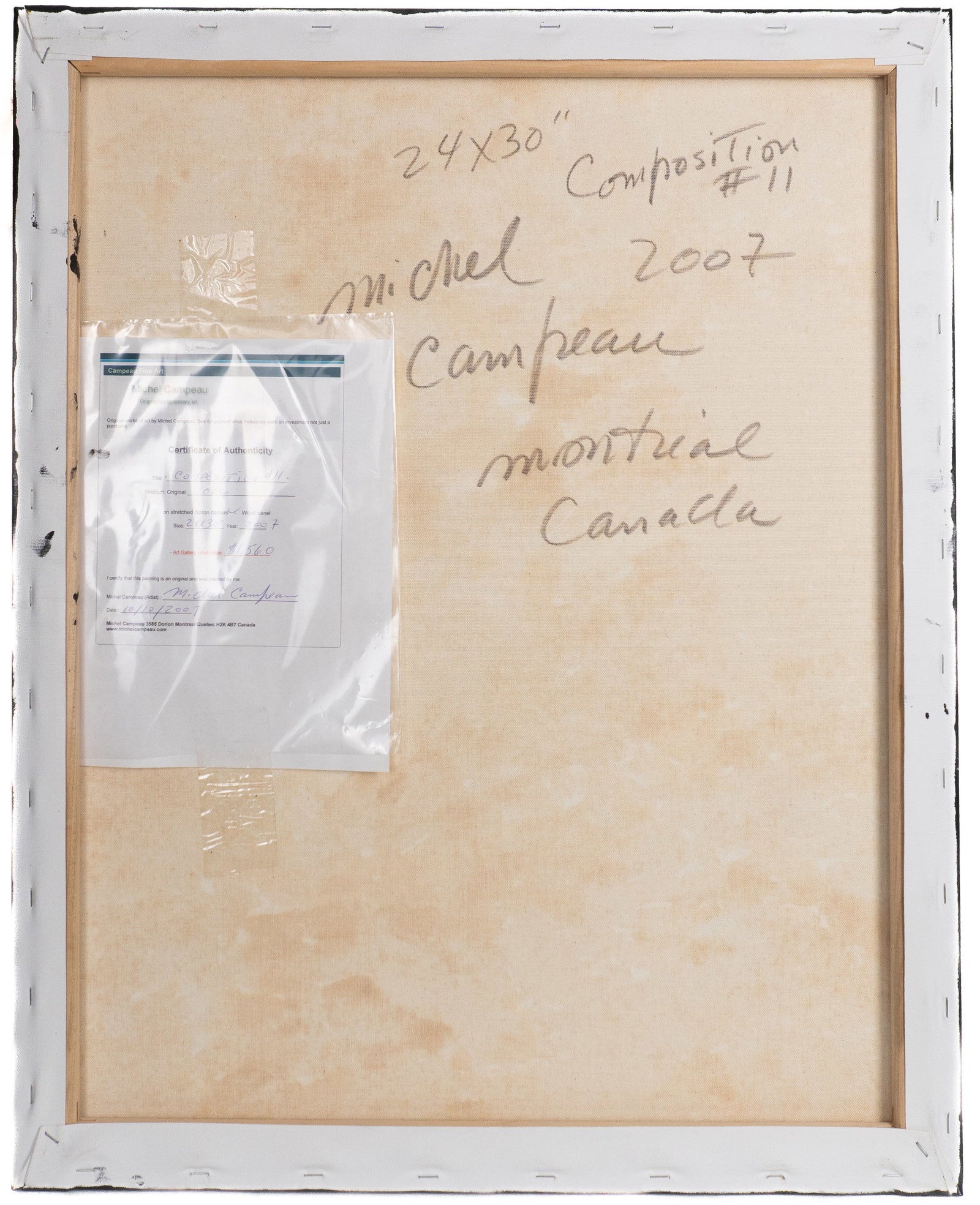 Campeau, Michel - 'Composition # 11'' - 2007 - 2