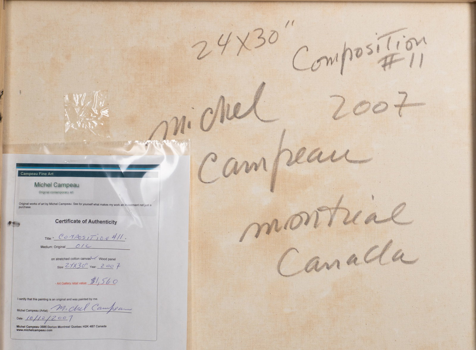 Campeau, Michel - 'Composition # 11'' - 2007 - 3