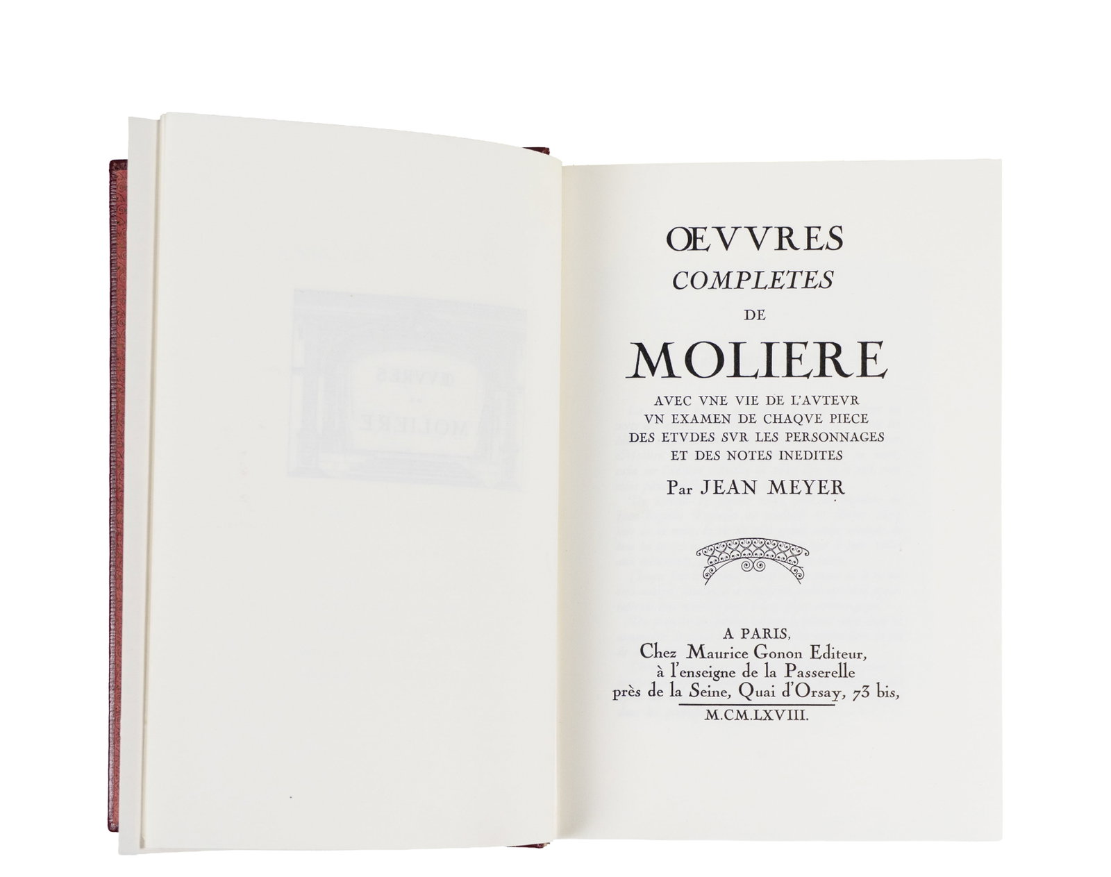 Poquelin, Jean-Baptiste dit Molière - Oeuvres complètes de Molière - 1968 - 3