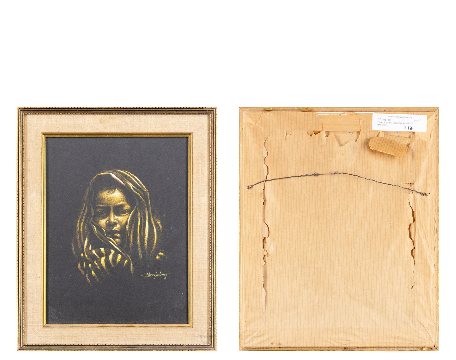 PEREZ MARTINEZ, Esperanza - Set of two pastels - 2