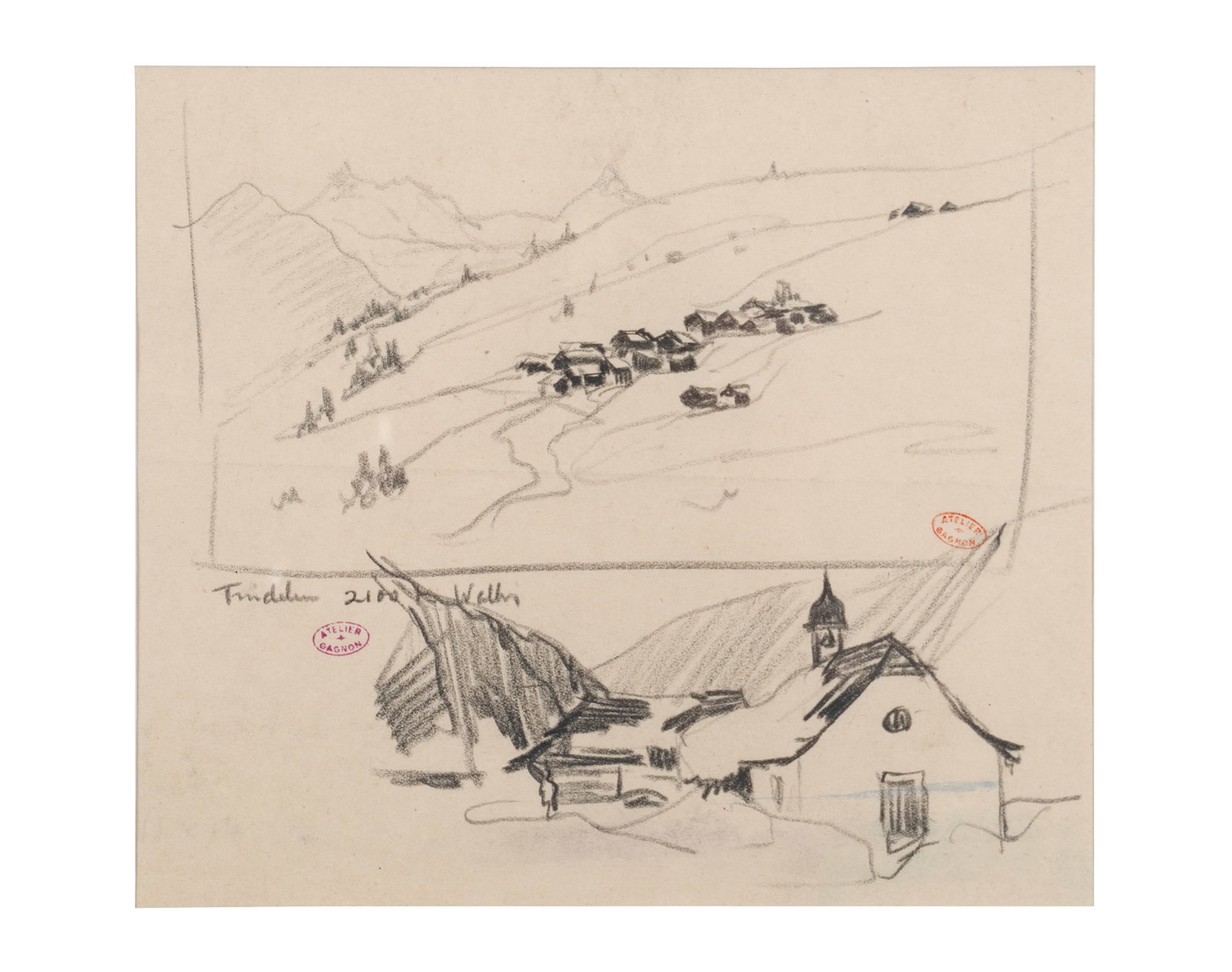 Gagnon, Clarence - "Dans les Alpes" (1 of 5)
