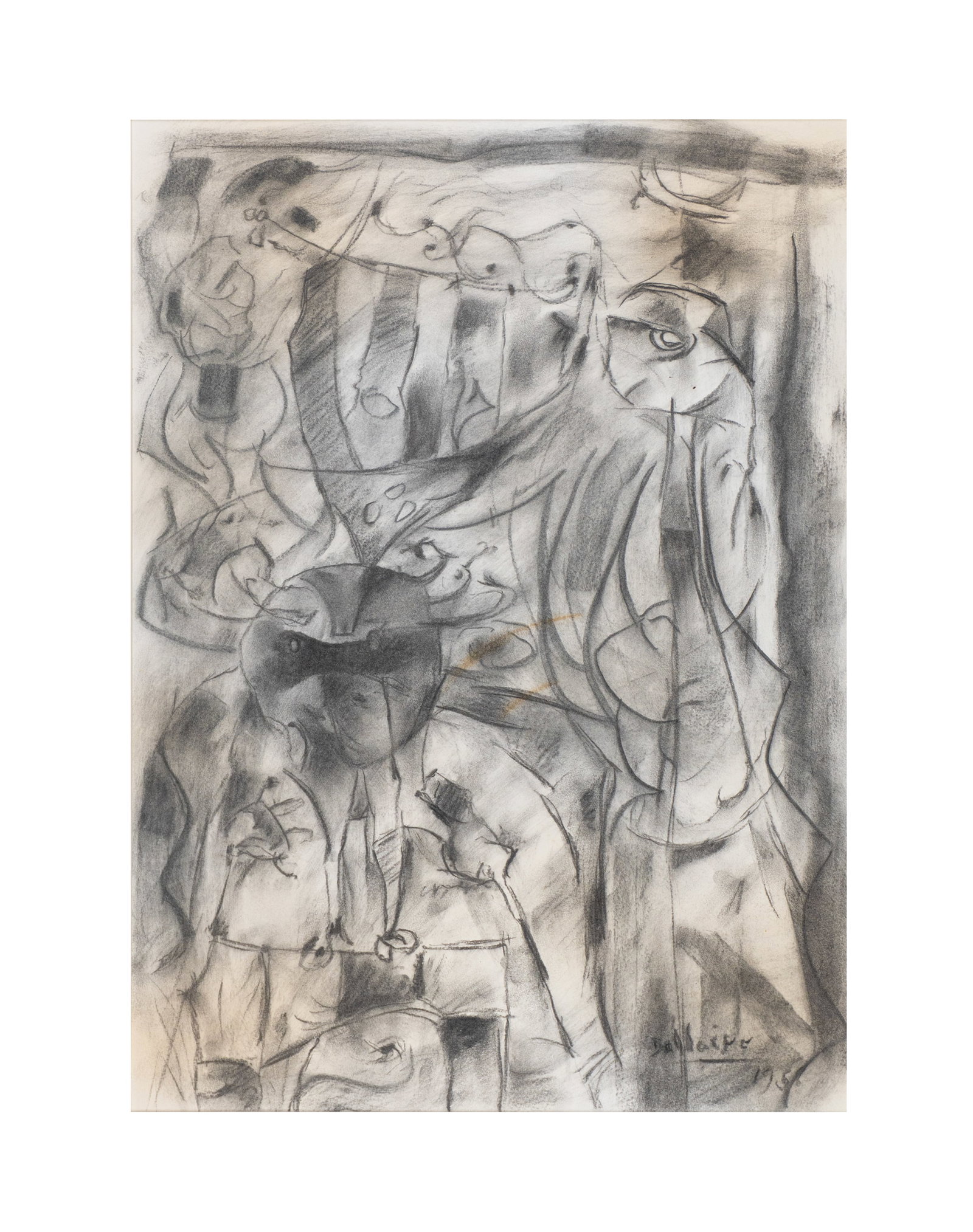 Dallaire, Jean-Philippe - Composition en gris - 1956 (1 of 4)