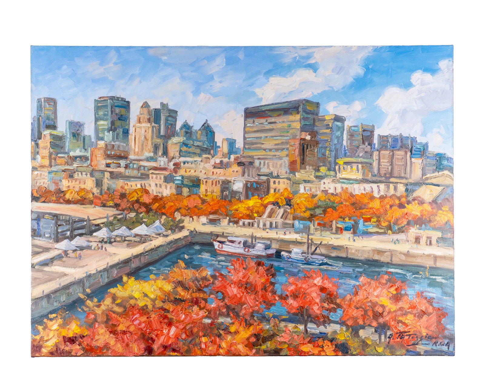 Tatossian, Armand - "Vieux Port, Montréal" (1 of 3)