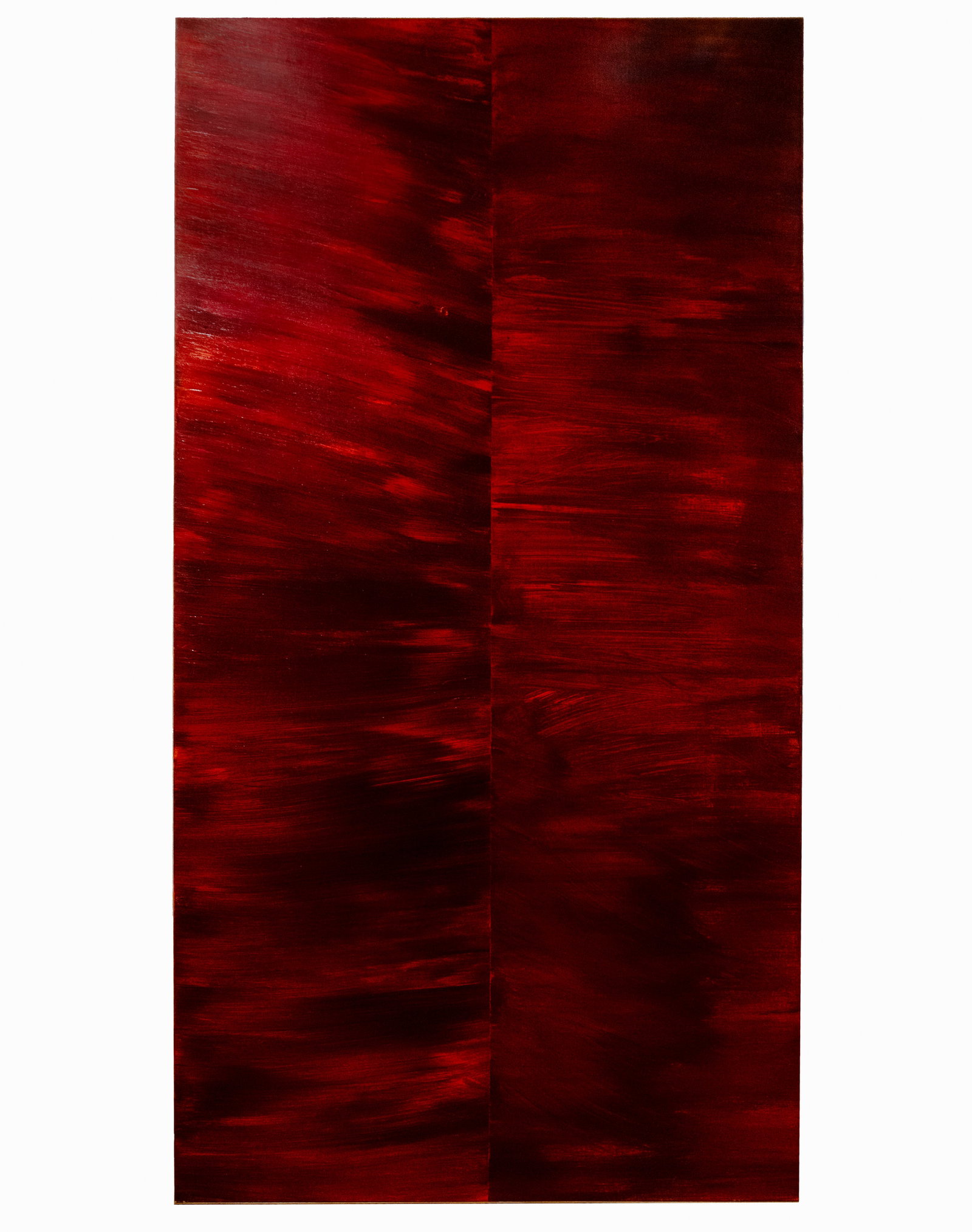 Lodge, Judith - "Fire Curtain'' Rites of passage": Lodge, Judith (1941-) "Fire Curtain'' Rites of passage" Description: Oil on canvas signed and titled on the reverse Dimension (PO): 46" x 95" Dimension (CM): 117 x 241 cm Condition report: Upon