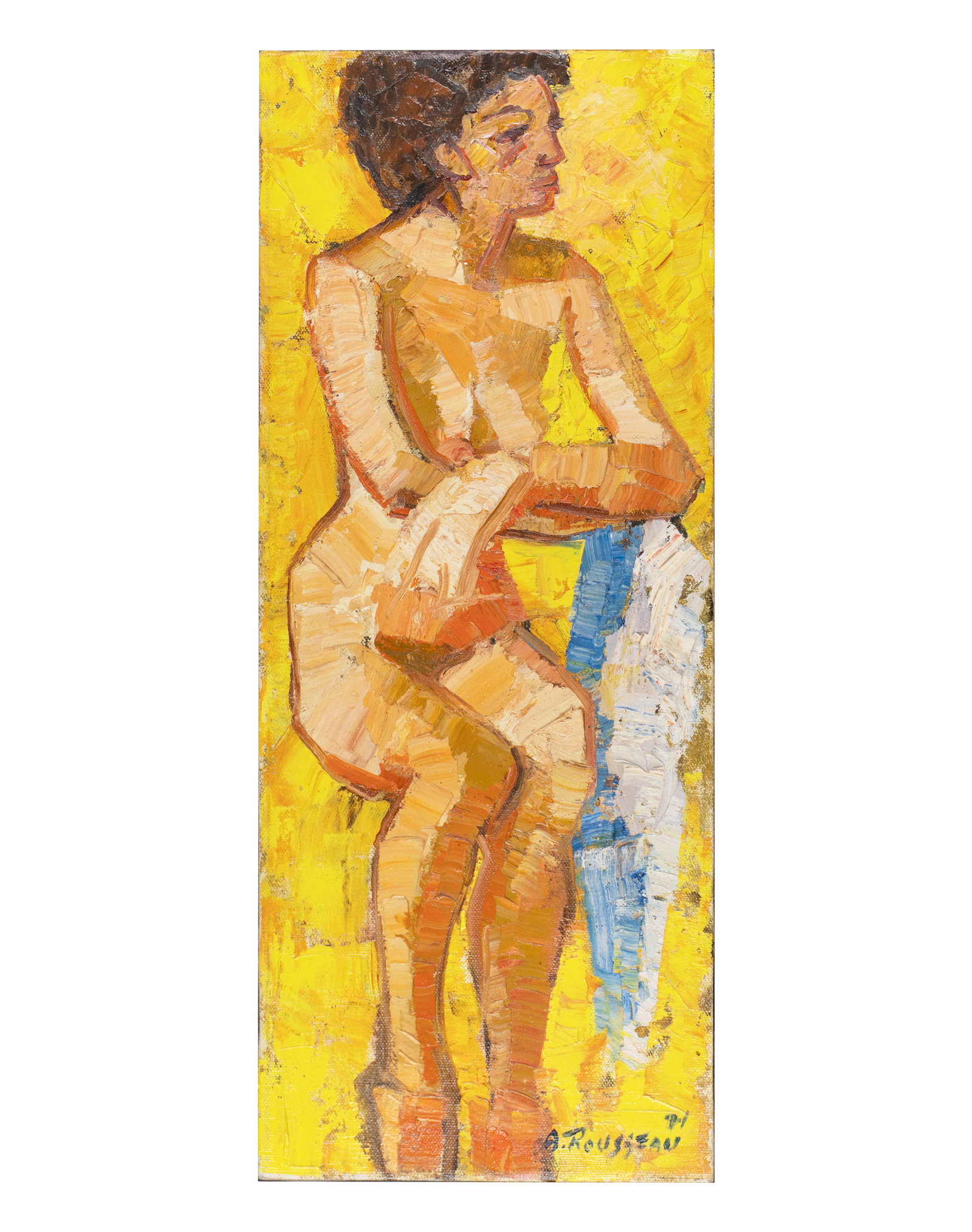Rousseau, Albert - Nu assis - 1991 (1 of 4)