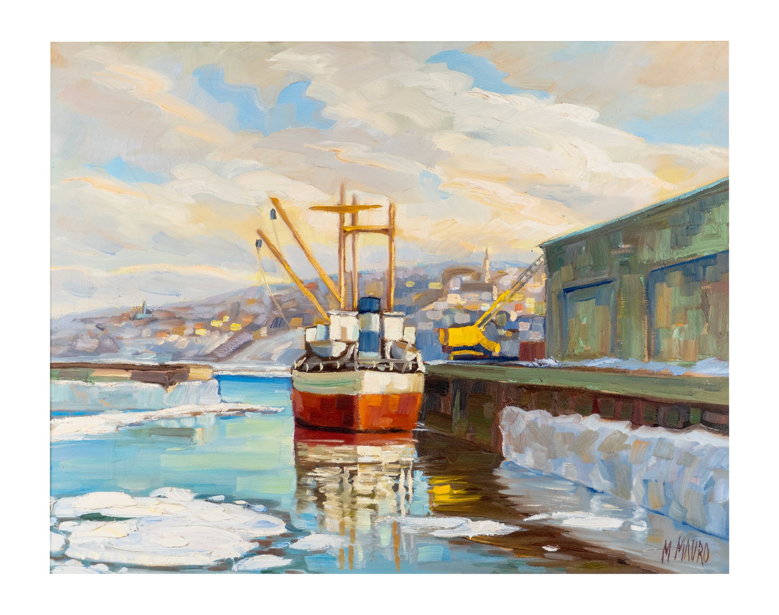 Mauro, Mario - "Le bassin Louise Québec" - 1970 (1 of 4)
