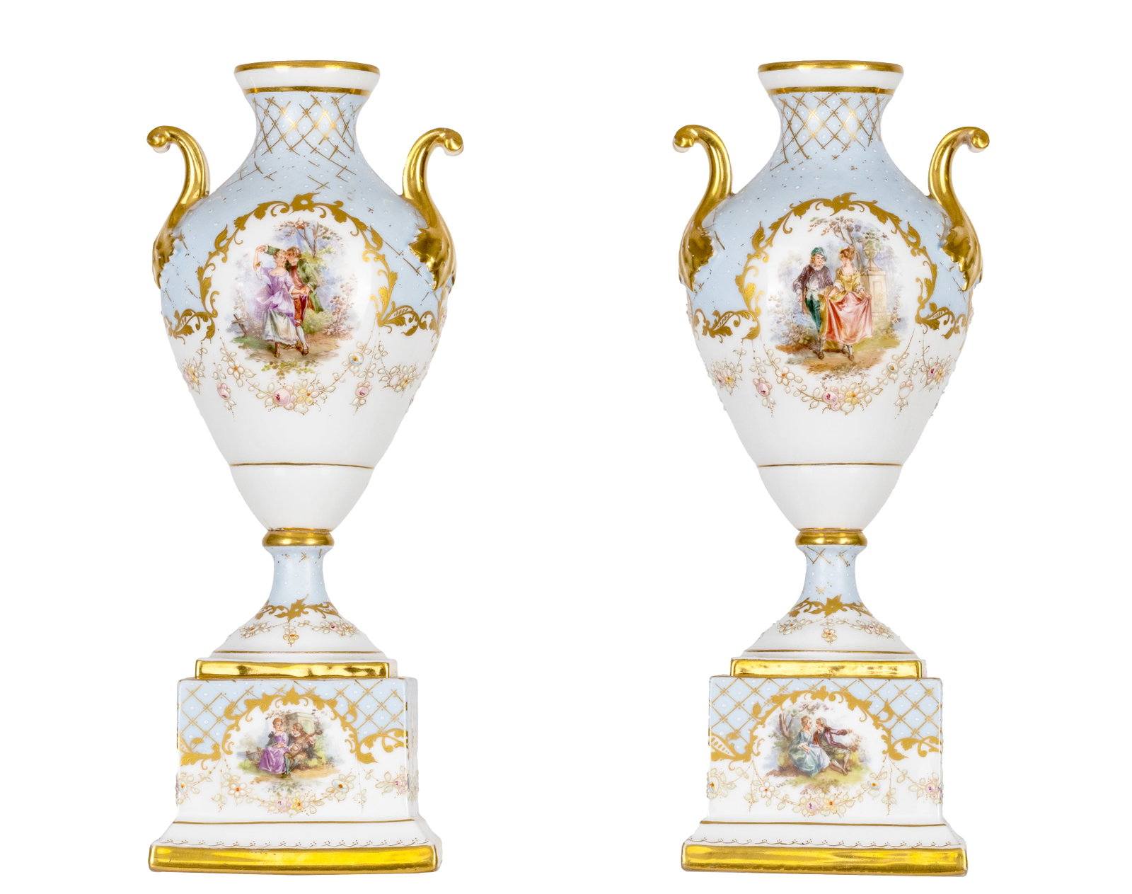 Pair of old vases - Début XXe - 2