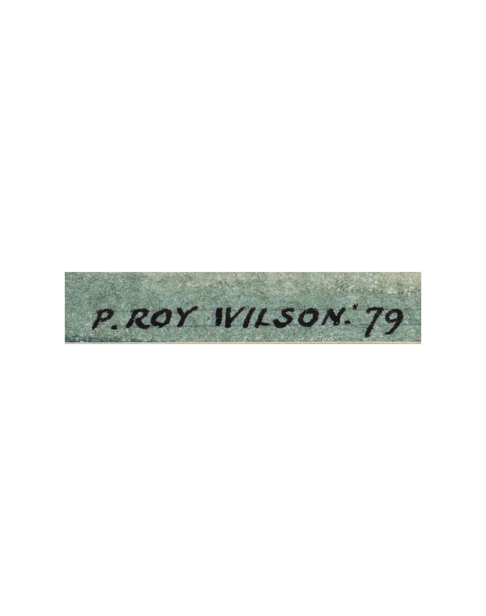Roy Wilson, Percy - Winter Cottage - 1979 - 2