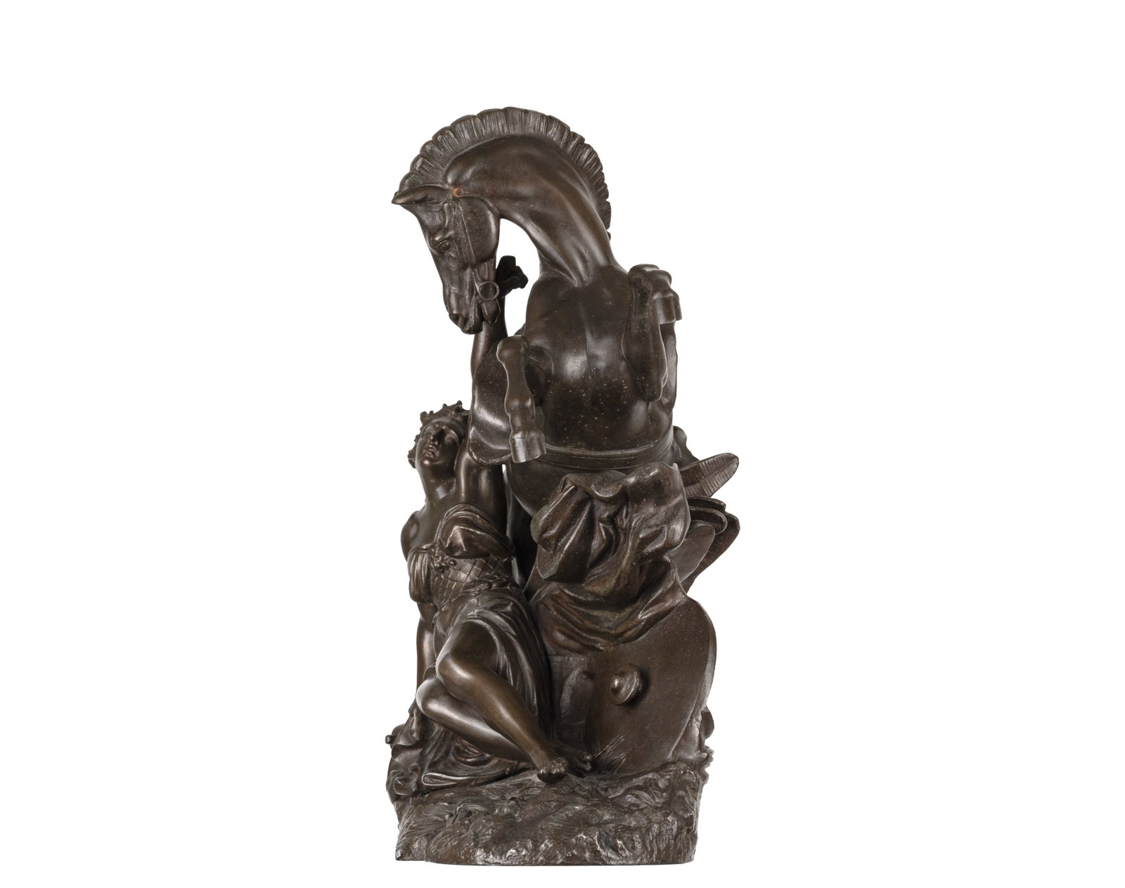 Inconnu / Unknown - Woman and horse - 2