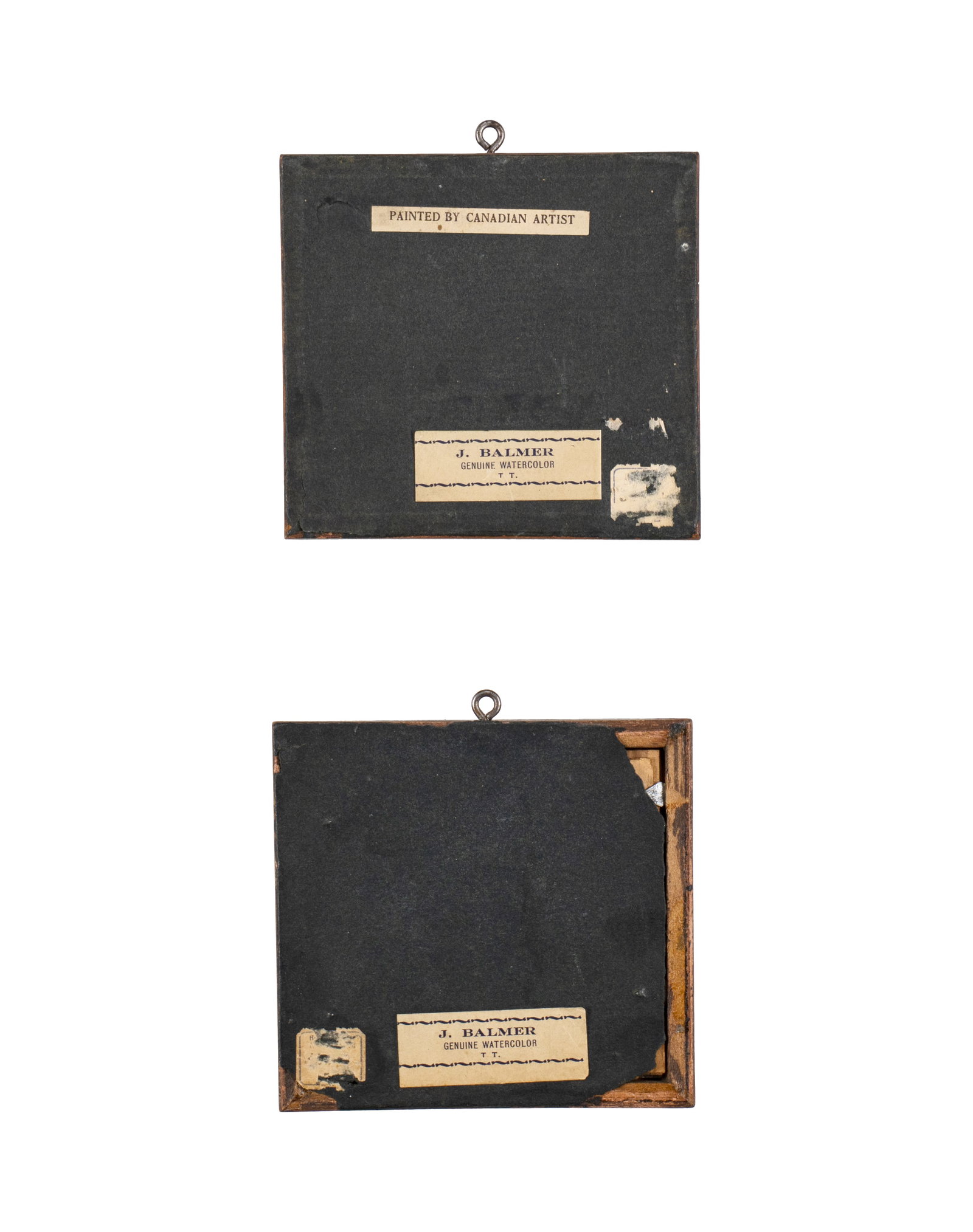 Balmer, J. - Two sea side miniature landscapes - 2